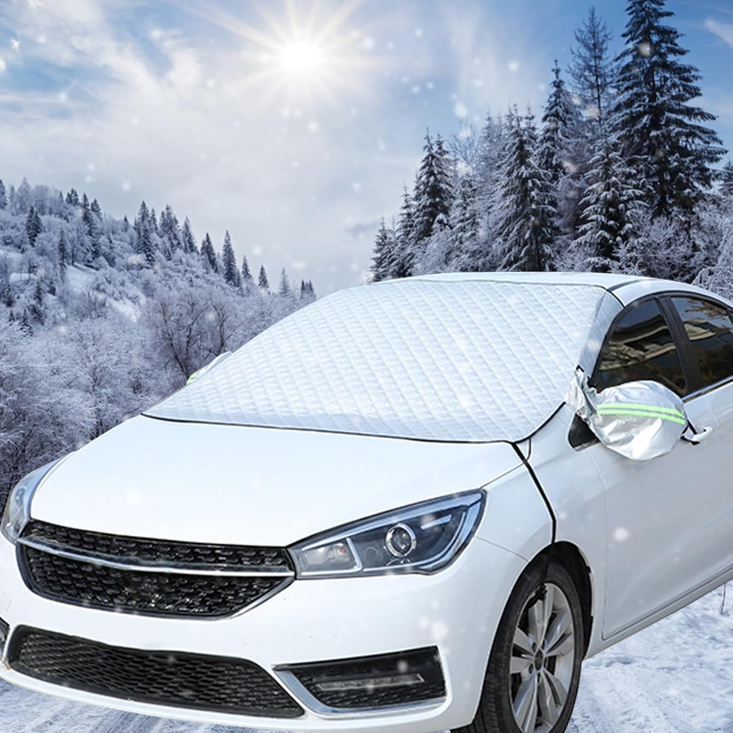 IULONEE Car Windshield Cover Heavy Duty Ultra Thick Protective