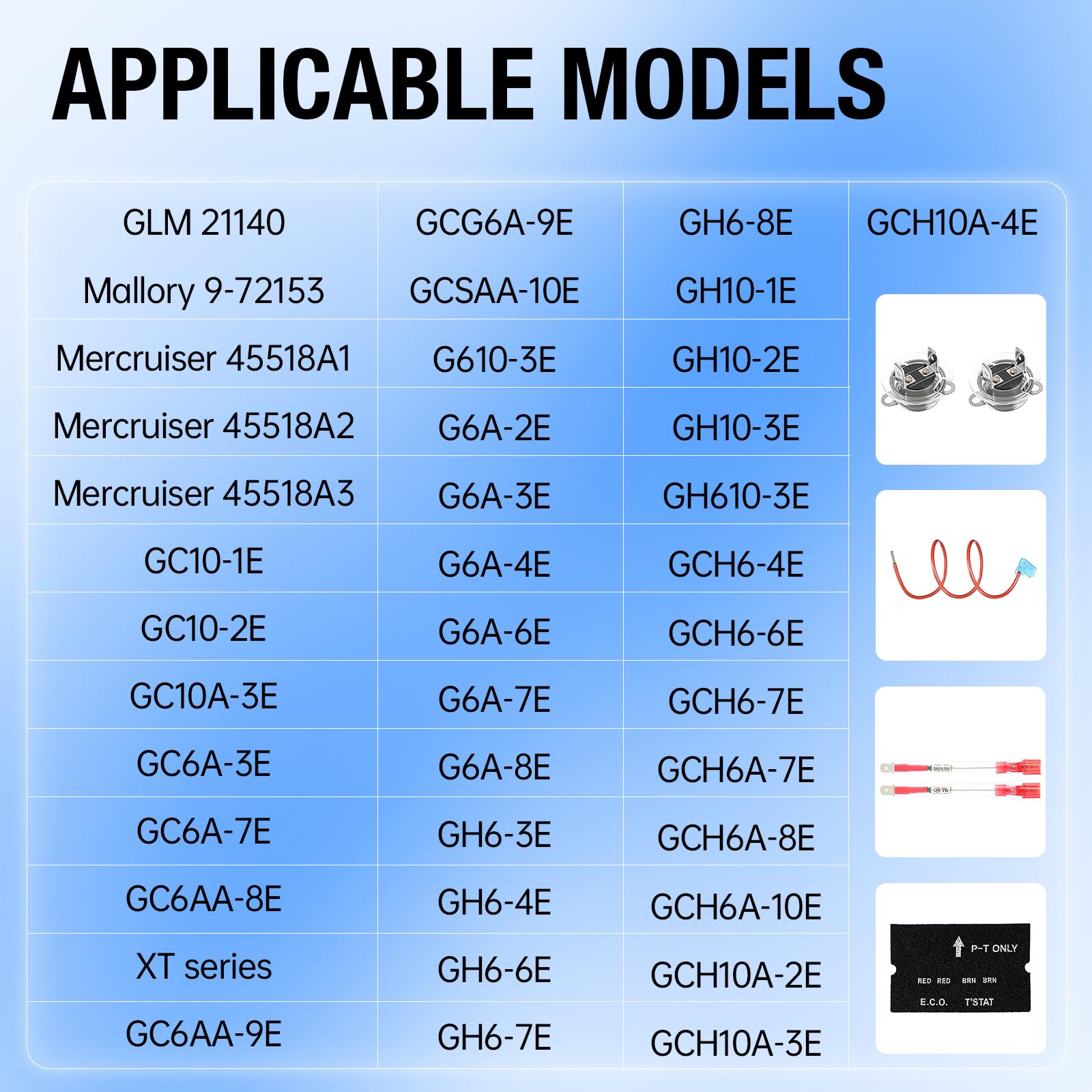 Rv Water Heater Thermal Cutoff Kit/Set For Atwood 91447 93866 ,93868 - View #3