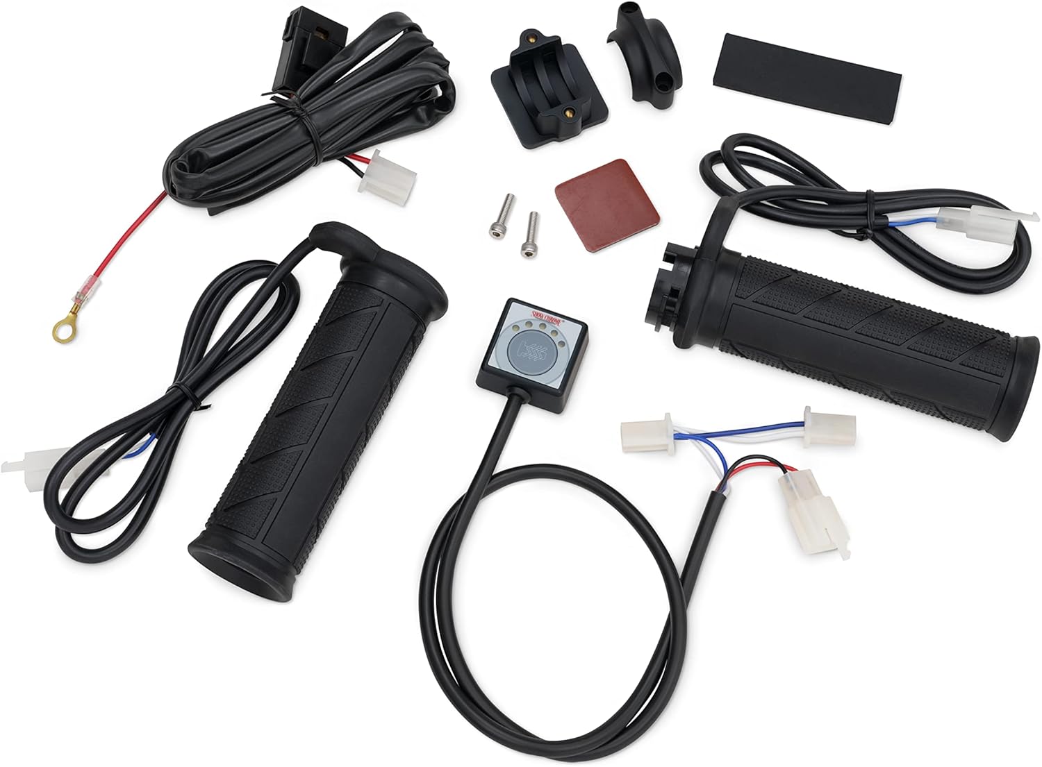 Show Chrome 17-454BK Inferno Heated Handlebar Grips For Can-Am Ryker Motorcycles