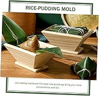 Vista 7 de EXCEART Molde de arroz de madera, accesorio de cocina tradicional para bolas de arroz con forma y albóndigas, ideal para festivales