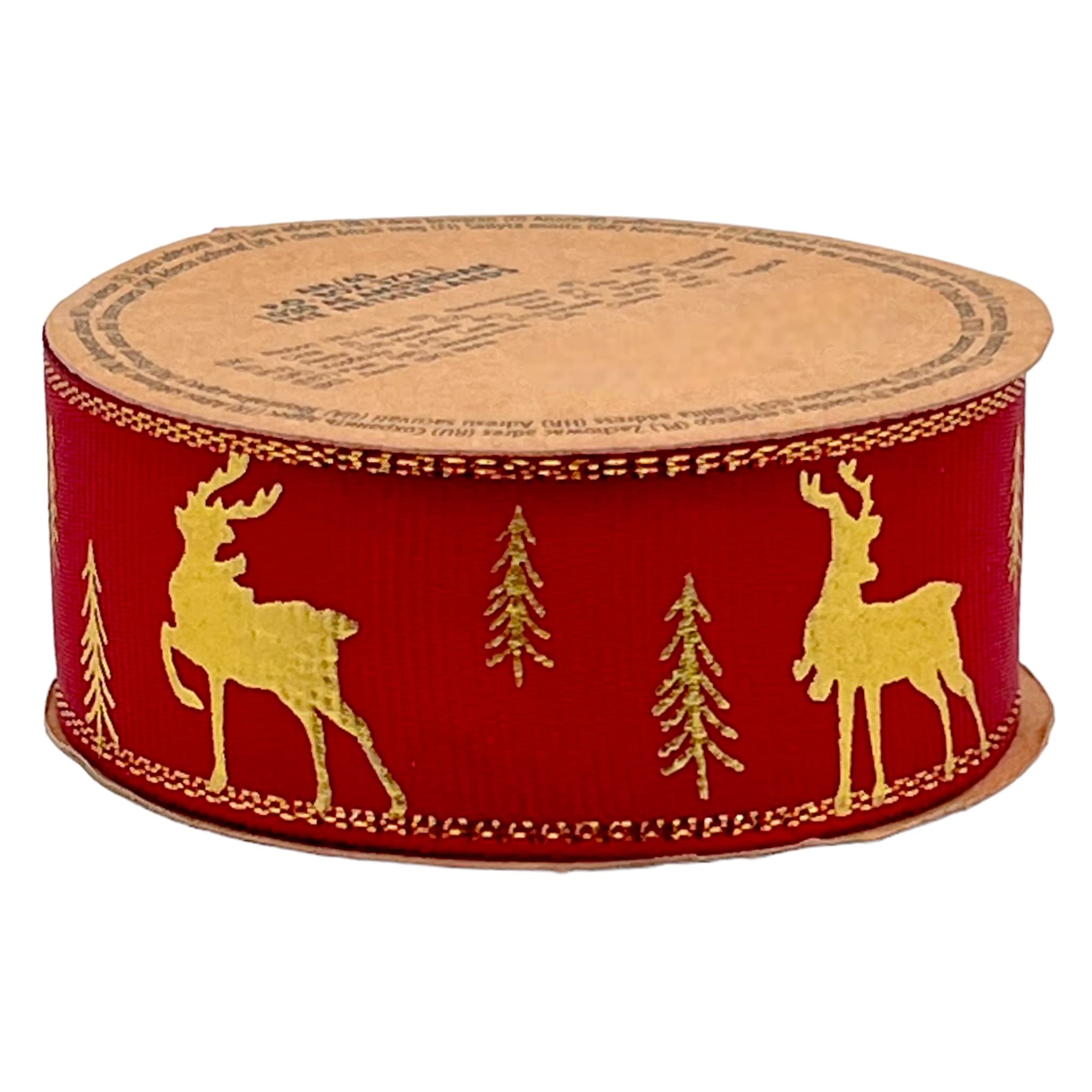 Lot de 15 rubans cadeaux de Noël en tissu, ruban d'emballage en satin de polyester pour décoration, emballage cadeau, bricolage, ruban cadeau de Noël 15 x 270 cm (total 40,5 m)
