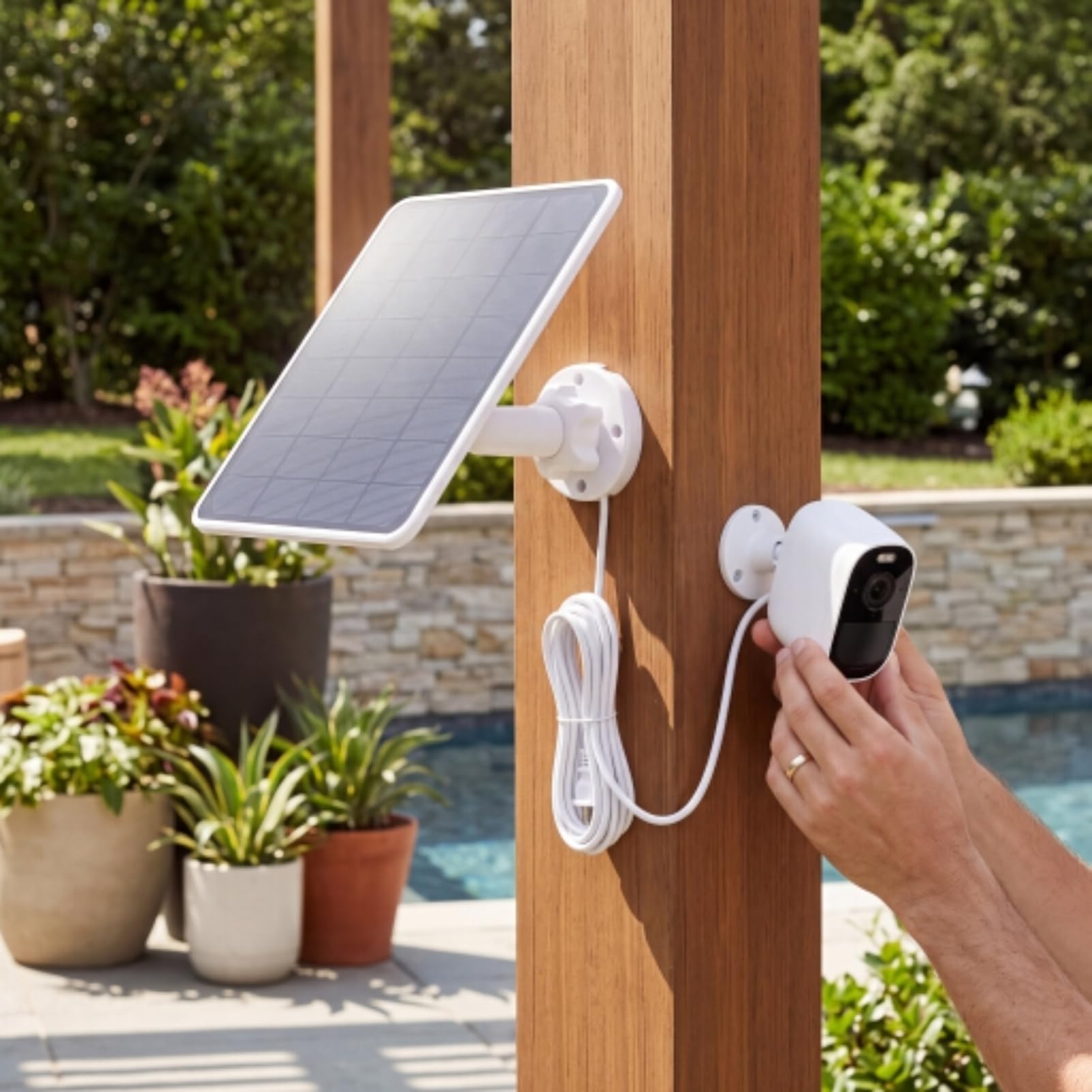 XUMIUZIY 12W Solar Panelu, Wysokowydajny Monokrystaliczny Panel Słoneczny z Kablem ładującym 9,8 Stóp dla Niezbędnego Uwagi XL