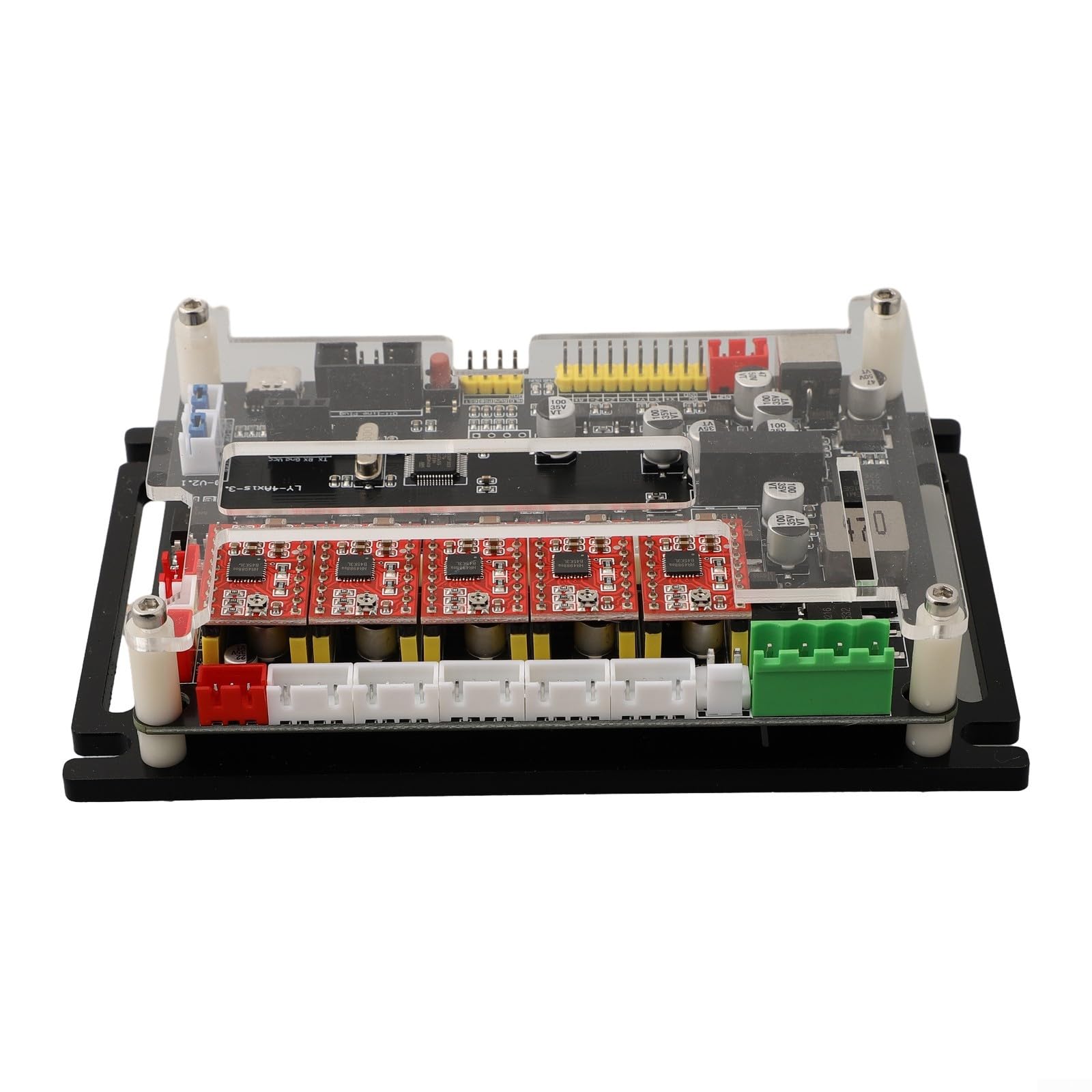 for grbl 4-Achsen-Steuerplatine für CNC-Fräser-Gravierer, ARM 32-Bit-Bewegungssteuerung mit USB-Schnittstelle für Fräsmaschine, DIY-Projekte, Standardgröße