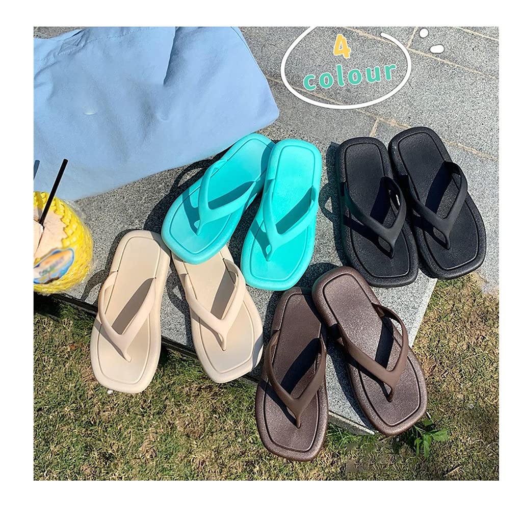 Flip Flop Slippers Women,Non-slip □Shower Slipglass,Soft Lightweight  Sandals For Women Anti Slip Casual Slippers Shower Beach Pool Bathroom Flat  ...