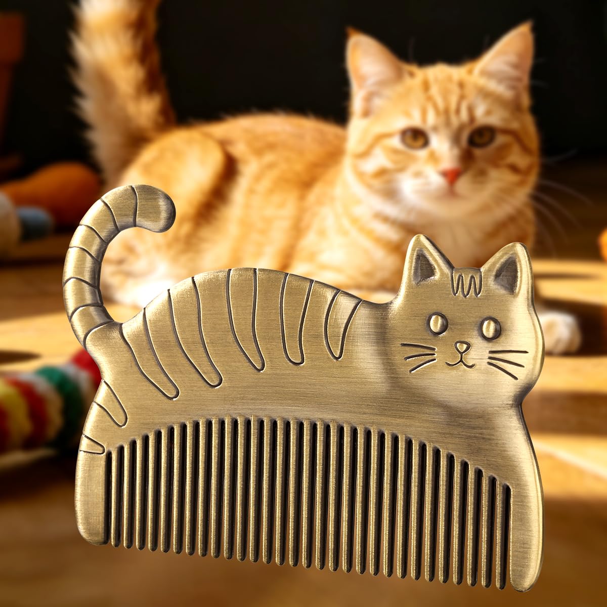 Personalized Cat Beard Comb, Antistatic Pocket Comb, Gifts for Cat Person image 5