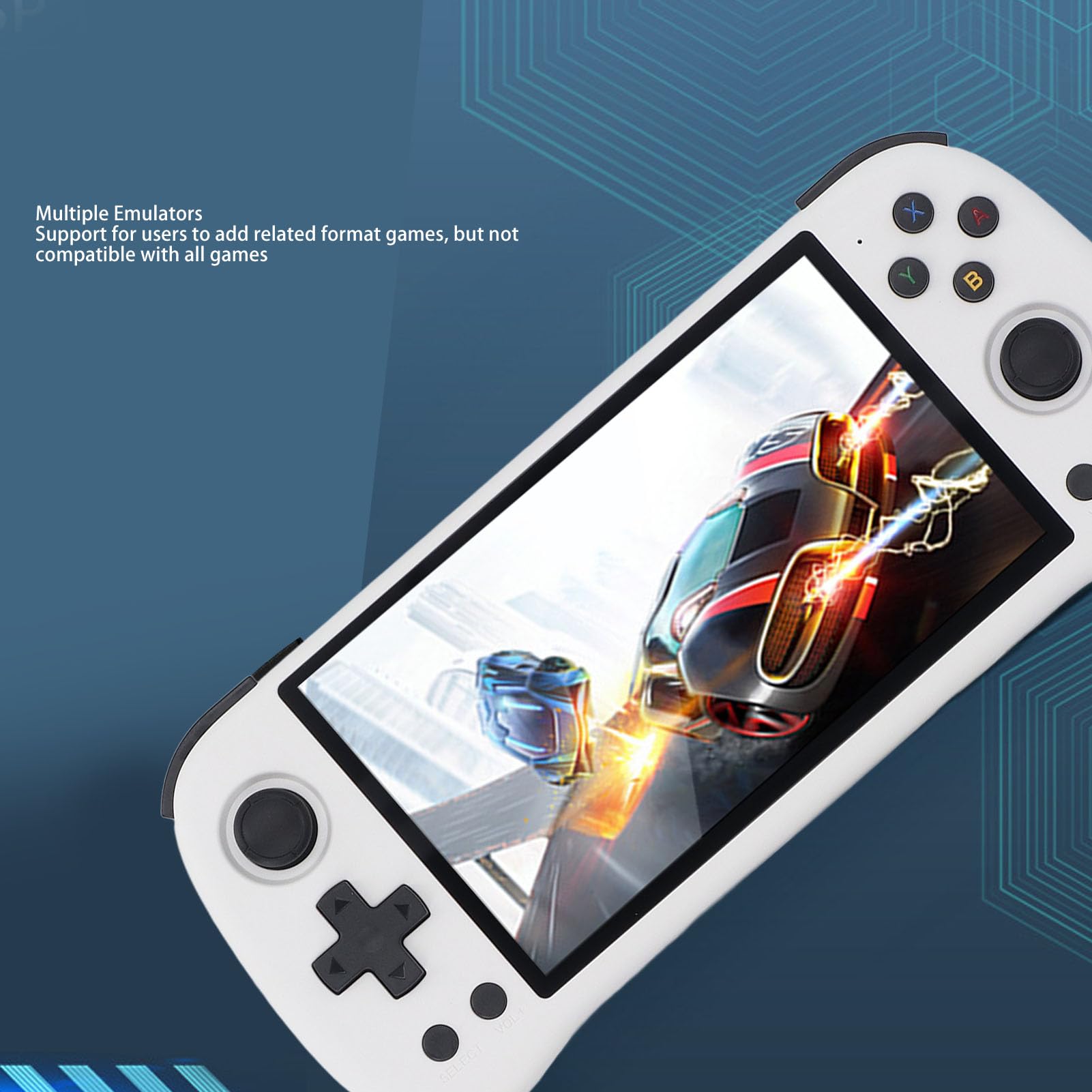 X55 Handheld-Spielekonsole, 5,5-Zoll-IPS-Bildschirm, Retro-Handheld-Spielekonsole, Unterstützt Mehr Als 30 Simulatoren, Tragbarer Game-Player für Kinder (16G und 128G)