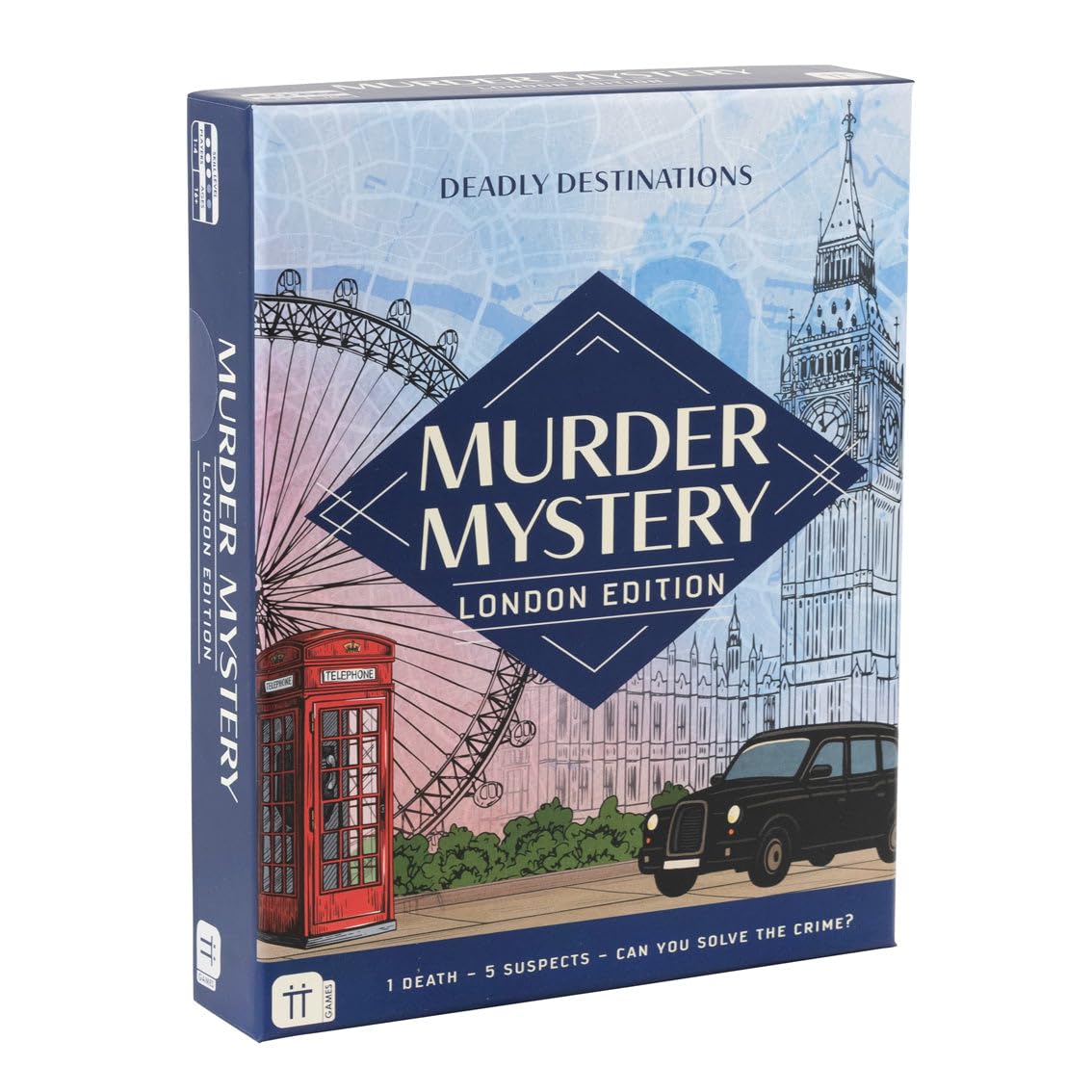 Talking Tables Murder Mystery in London Game | Detective Dinner Party Experience for Adults | Interactive Crime Solving Board Game Night