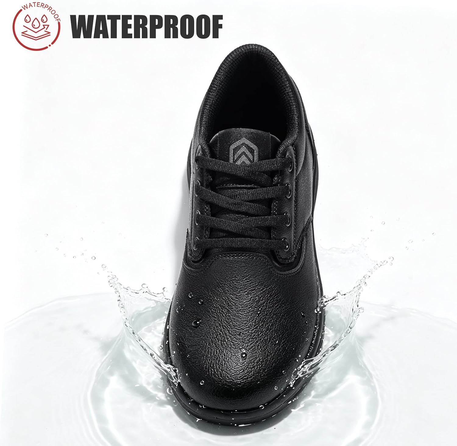 LARNMERN Men Non Slip Work Shoes Waterproof Kitchen Food Service