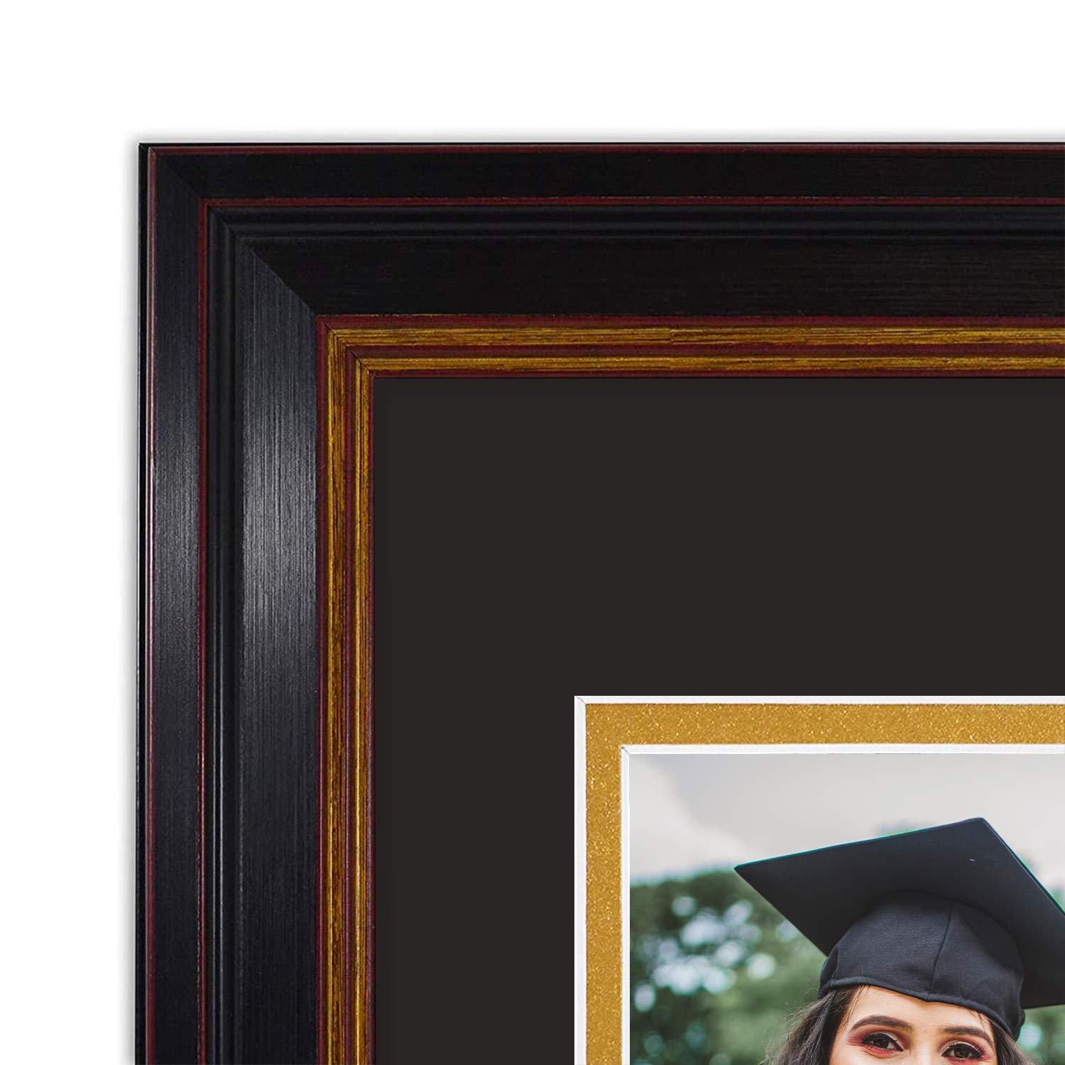 Graduate Certificate Display Frame With Photo 11x18.5 - Display 8.5x11 ...