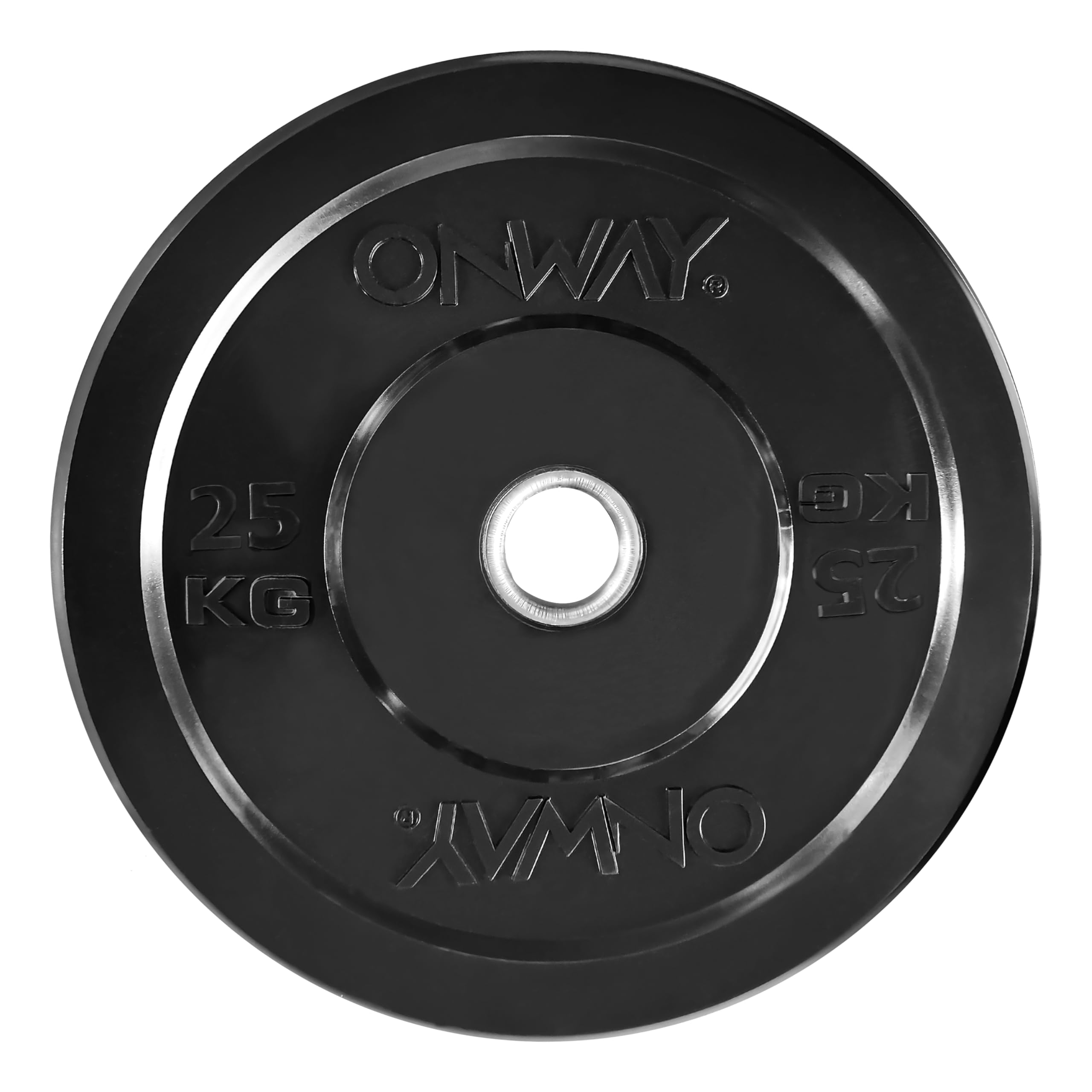 OnWay Olympia Hantelscheibe Platten Gewichtsscheibe 1x 25 kg 50mm Gewichtheben