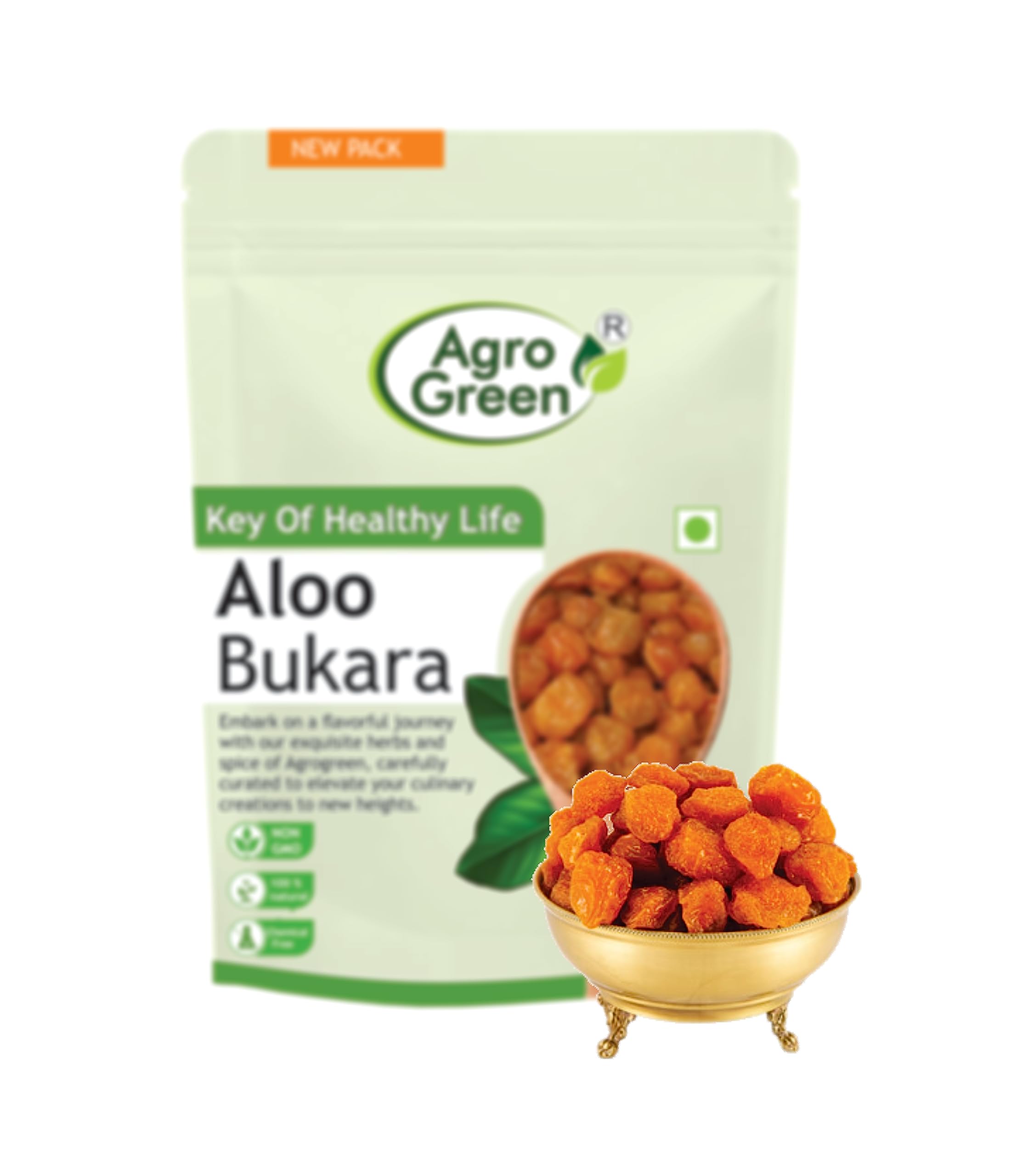 Agrogreen Aloo Bukhara Dry Fruit | Dried Plum | Dry Subgenus Prunus | - (400) - Image 2 thumbnail