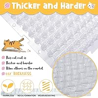 Vista 4 de Nuanchu 12 piezas de alfombrilla disuasoria para gatos con pinchos, alfombrilla repelente de gatos para mantener a los perros fuera del mostrador