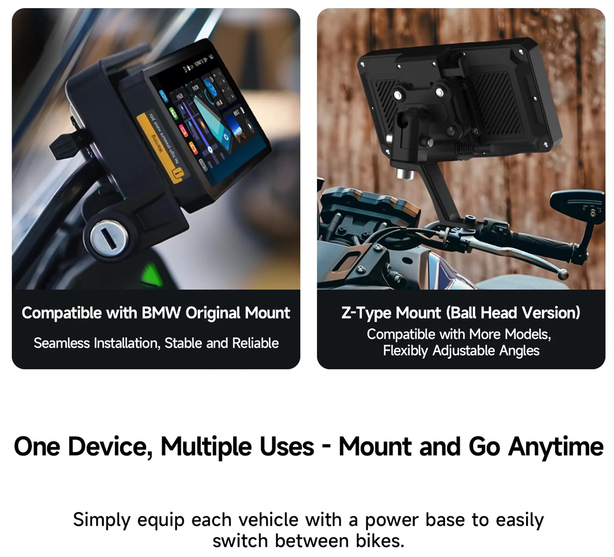 AlienRider M2-QR Bundle 5 Universal System multimedialny motocykli
