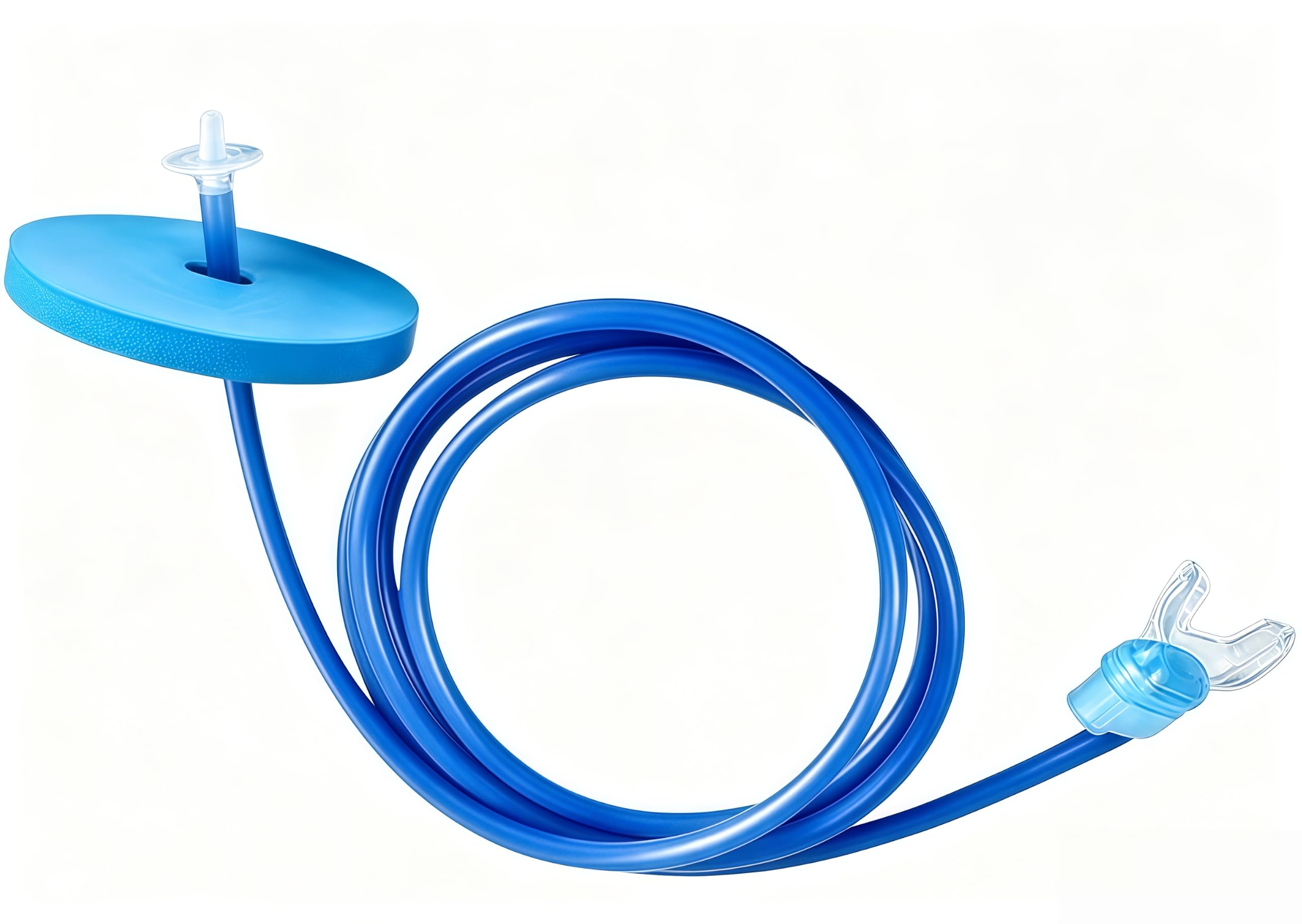 Photo 1 of Generic Blue Swimming Snorkel - 3M Underwater Breathing Tube