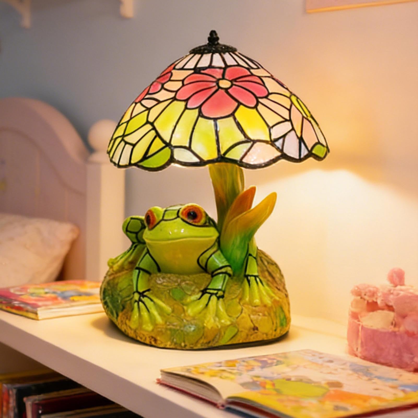 Lampa Stołowa W Vintage Światło Biurkowe LED Z Motywem Zwierzęcia Do