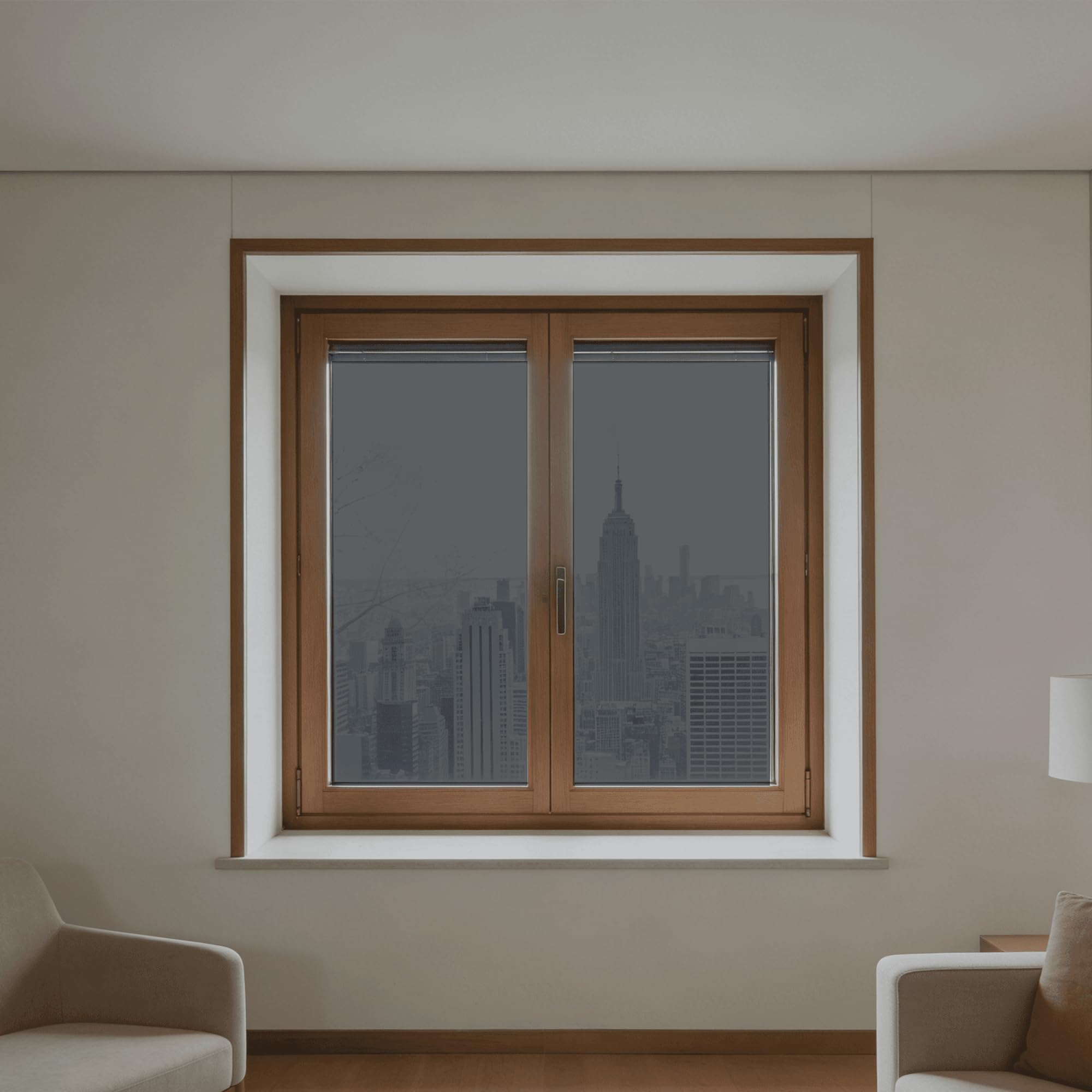 Pellicola per Finestre Unidirezionale Blocca Sole 65 x 200 cm Autoadesiva Pellicola Specchio per Vetri Finestre Protezione Dai Raggi UV per Cucina, Ufficio, Camera da Letto, Grigio Argento