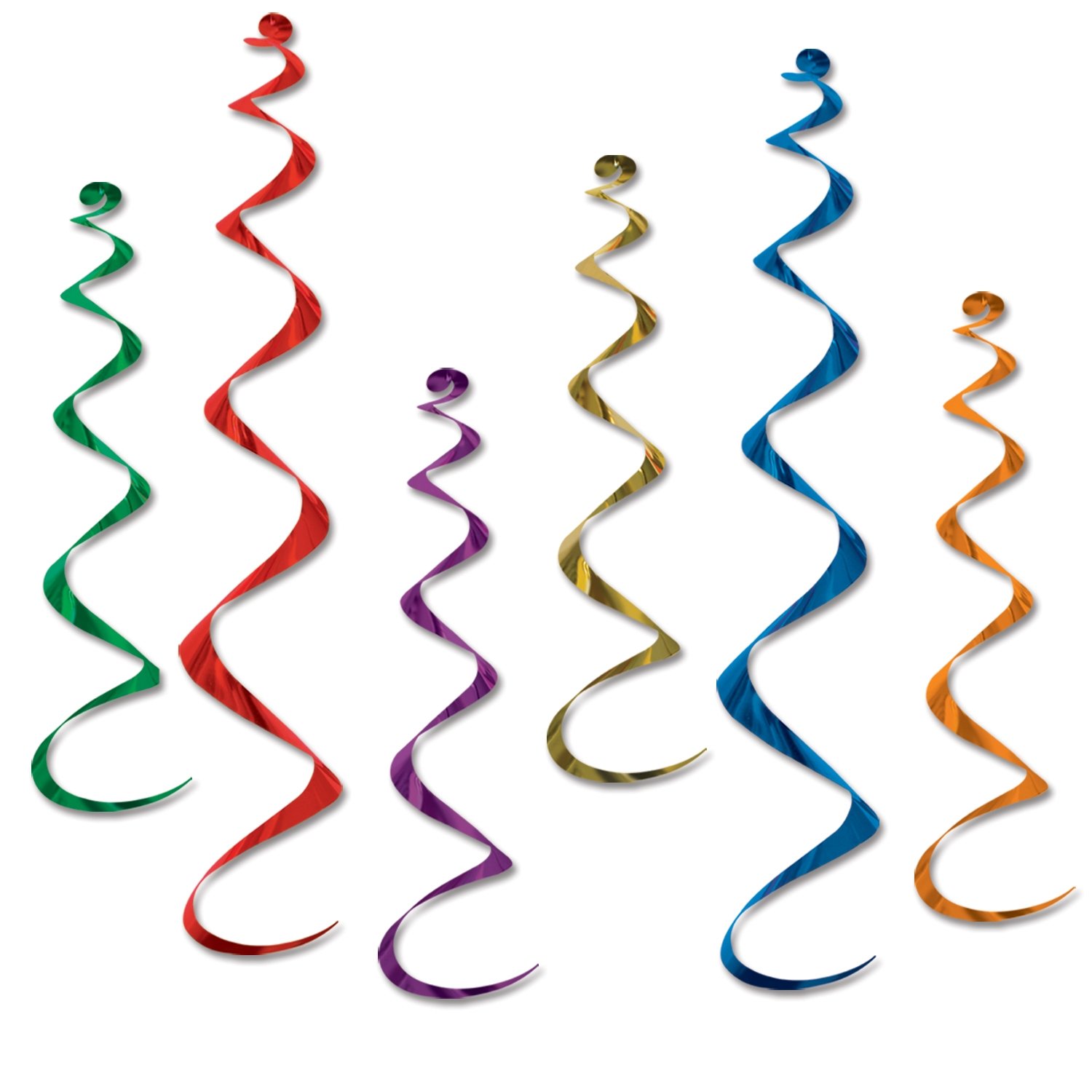 Beistle50065-ASST Twirly Whirlys, Assorted