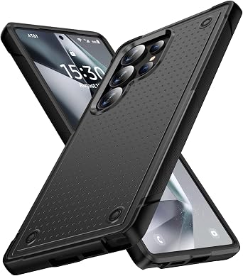 WATACHE Design for Samsung Galaxy S25 Ultra Case[Military-Grade Protection], Protective Anti-Scratch Support Wireless Charging, Solid Shockproof Phone Case for 6.8" Galaxy S25 Ultra 5G 2025Black