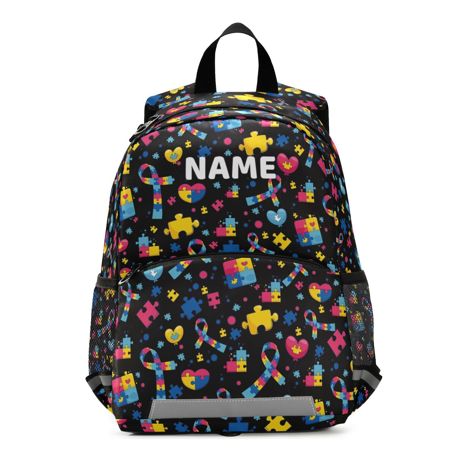 XDMXY Autism Custom Made Kid's Toddler Backpack for Boys Girls Preschool Nursery with Safety Leash