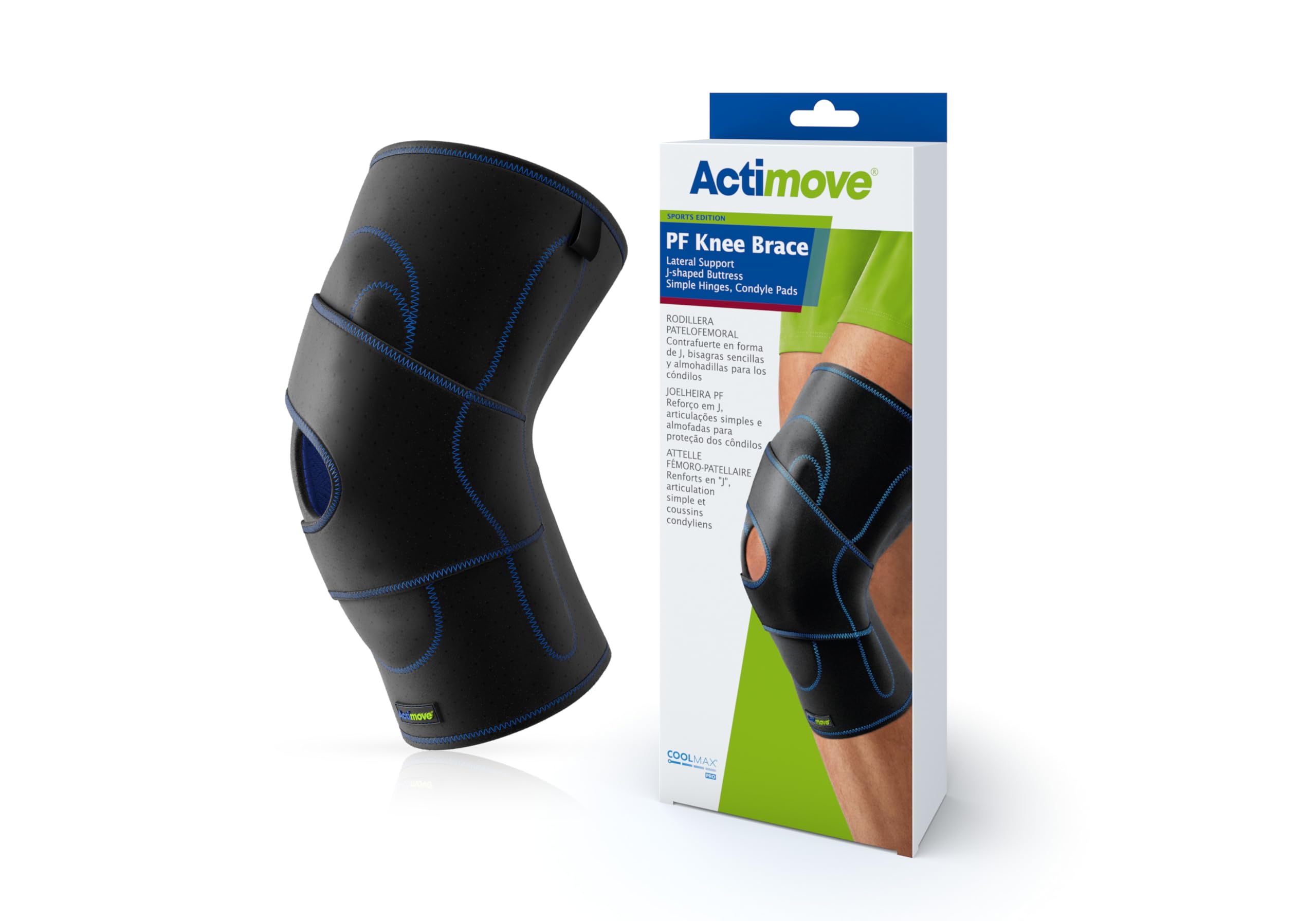 Amazon.com: Actimove Sports Edition PF Knee Brace Lateral Support