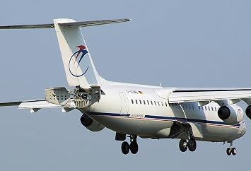 History Galore 12"x18" Poster, Air brakes on the rear fuselage of a Eurowings BAe 146300 - Gallery Print