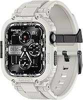 Vista 47 de amBand Bands - Funda protectora de pantalla compatible con Apple Watch Ultra 3/2/1 de 1.732 pulgadas, correa resistente M1 Sport Series y película