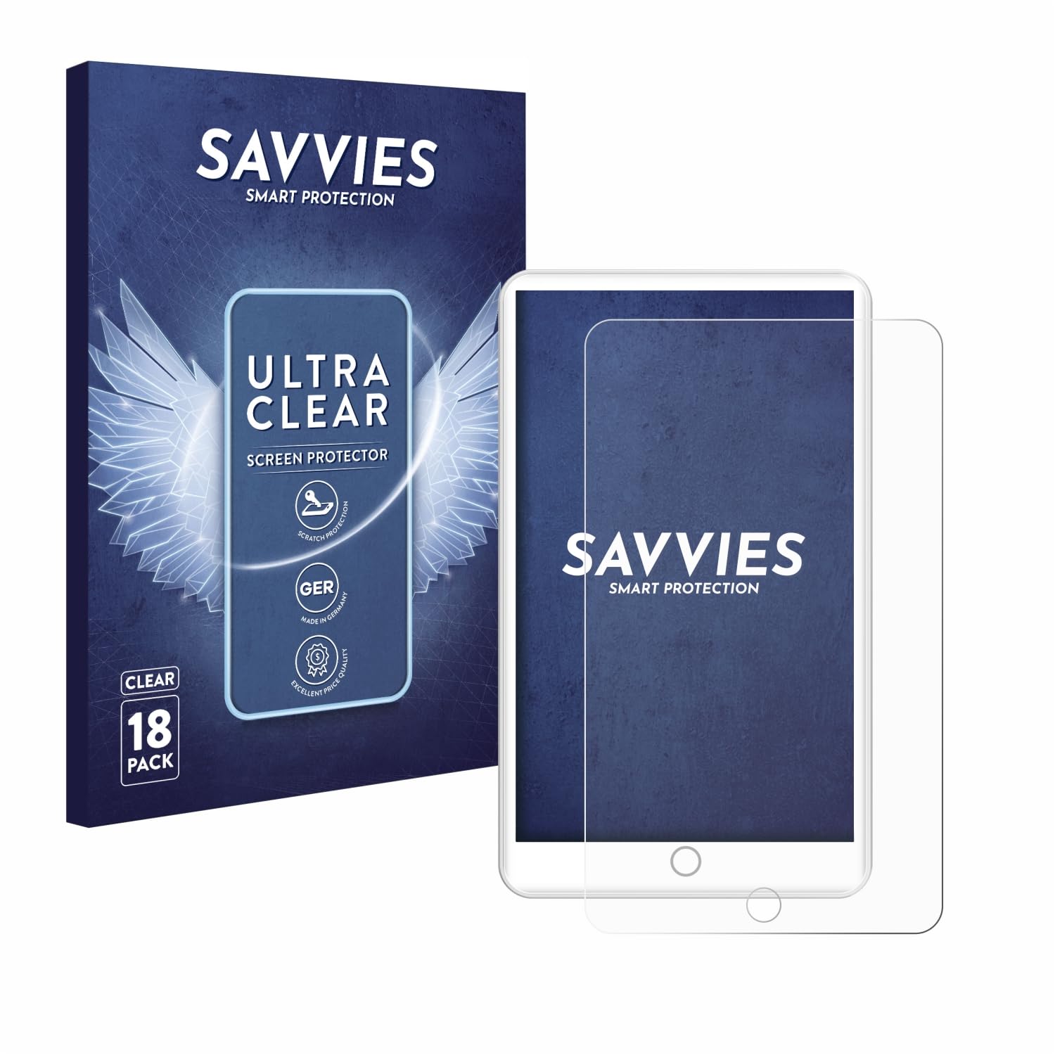 savvies 18 Pack Screen Protector compatible with mechen H1 Protection Film Clear