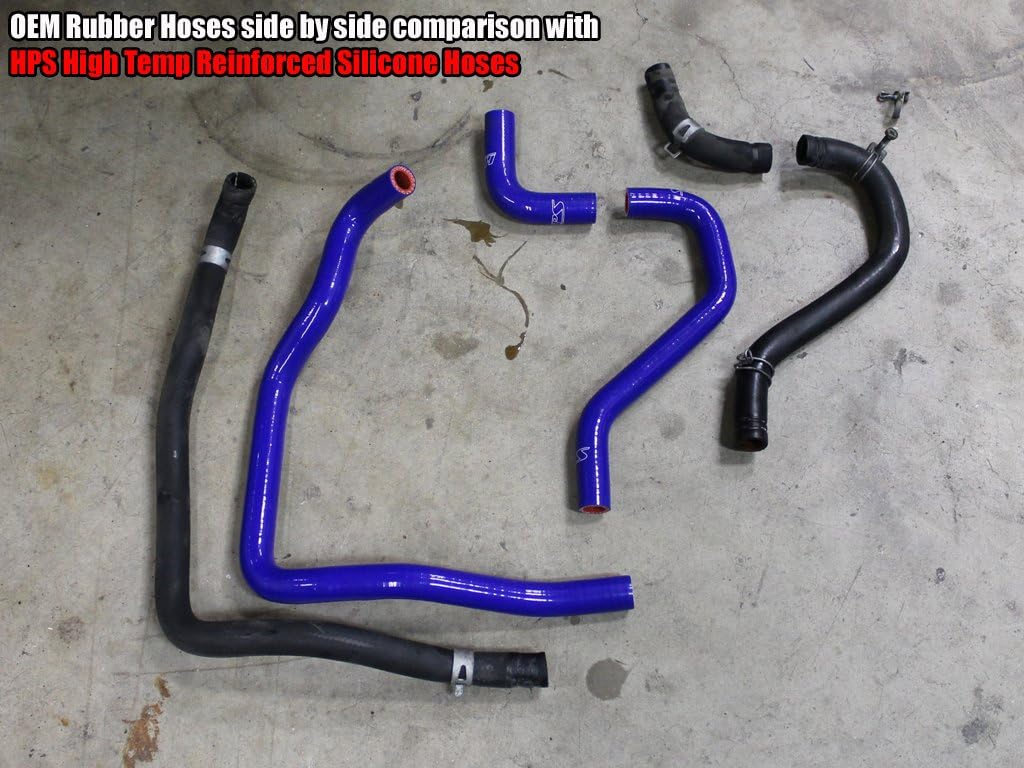 HPS 57-1430-BLK-2 Black Silicone Heater Hose Kit (Coolant)