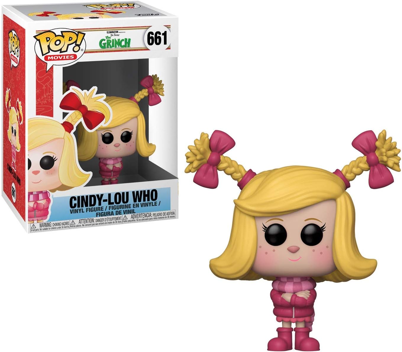 Funko Pop Animation: The Grinch Movie - Cindy Lou Who Collectible Figure, Multicolor