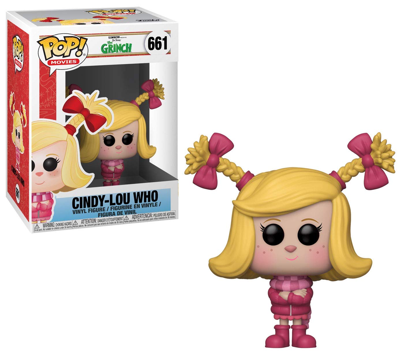 Funko Pop Animation: The Grinch Movie - Cindy Lou Who Collectible Figure, Multicolor