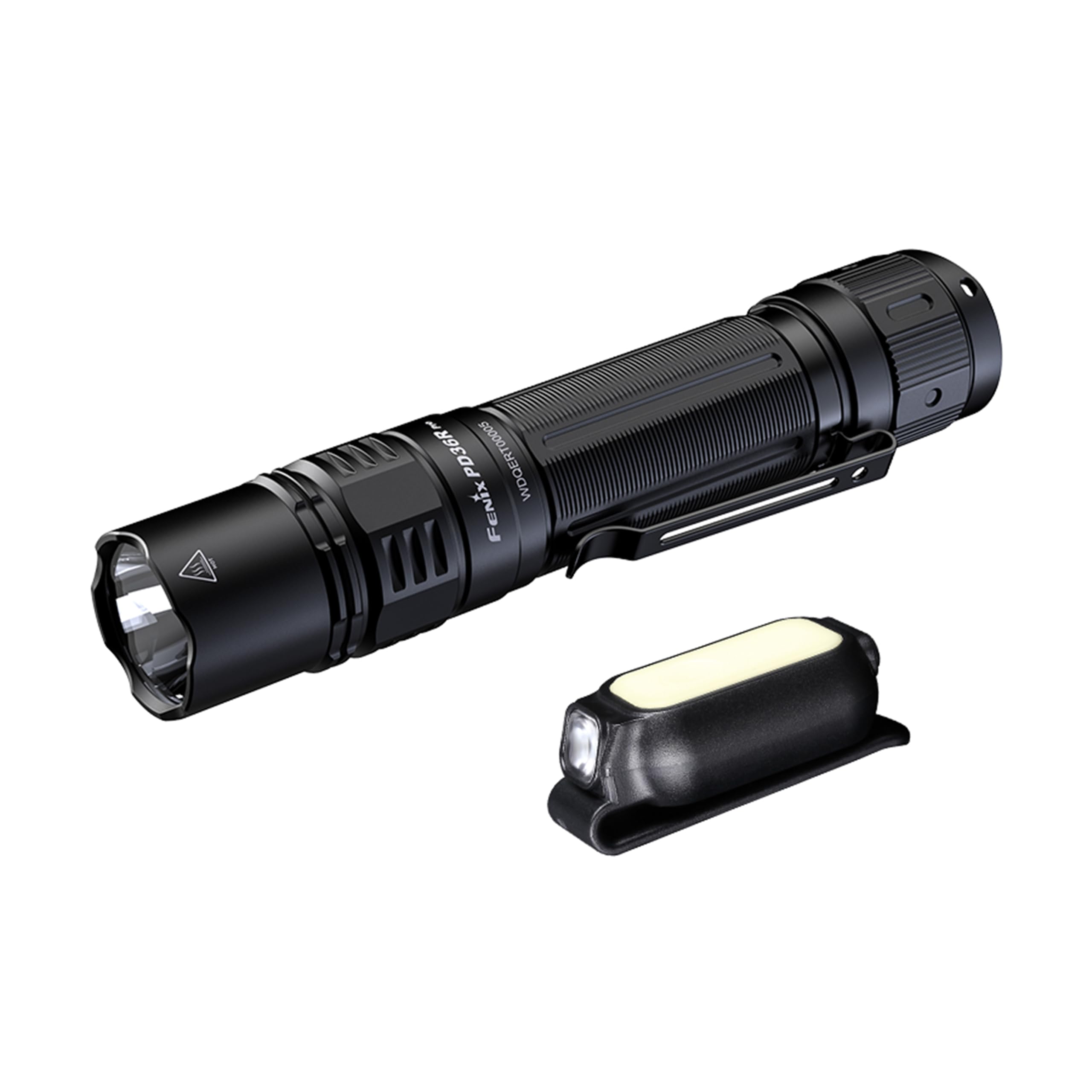 FENIX PD36R - Torcia professionale con Mini-Lite, edizione stagionale, set regalo, 2800 lumen, 380 m, 42 ore massime, interruttori a doppia coda, alimentazione a batteria 21700, strobo istantaneo,