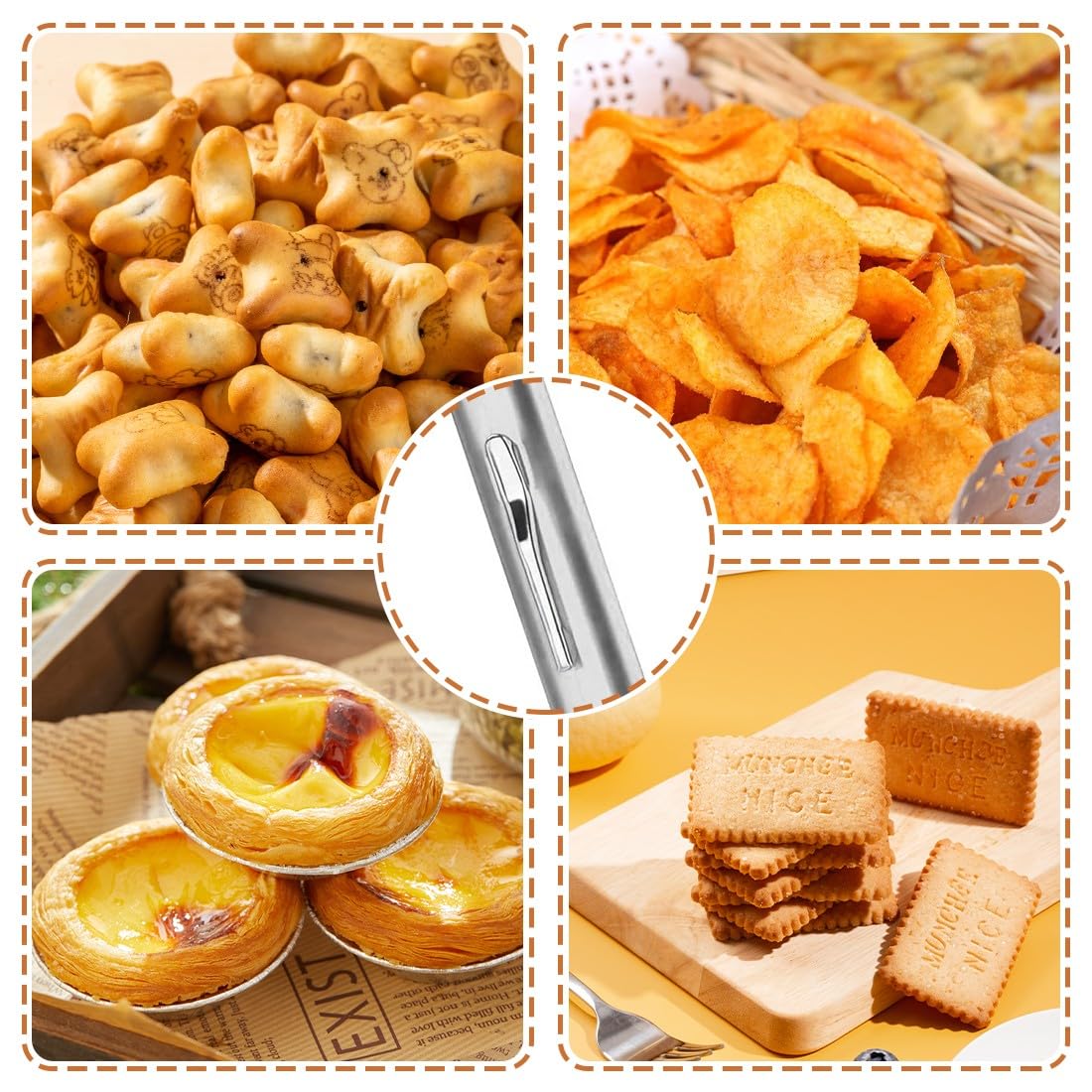2 Pezzi Raccogli Briciole, Raccoglibriciole Acciaio, Paletta Raccogli Briciole in Acciaio Inox, Bordo Curvo e Flessibile, Attrezzo per Pulisci Briciole da Tovaglia per Ristorante e Ristorante