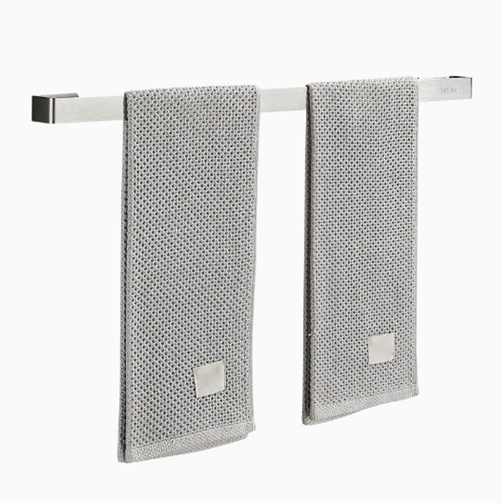 Barre porte-serviettes en acier inoxydable brossé anti-rouille pour douche