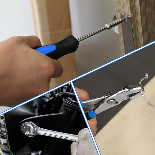 Miniatura 9 de CARTMAN Paquete de combinación de herramientas de reparación de automóviles de 180 piezas, juego de herramientas mixtas, kit de herramientas