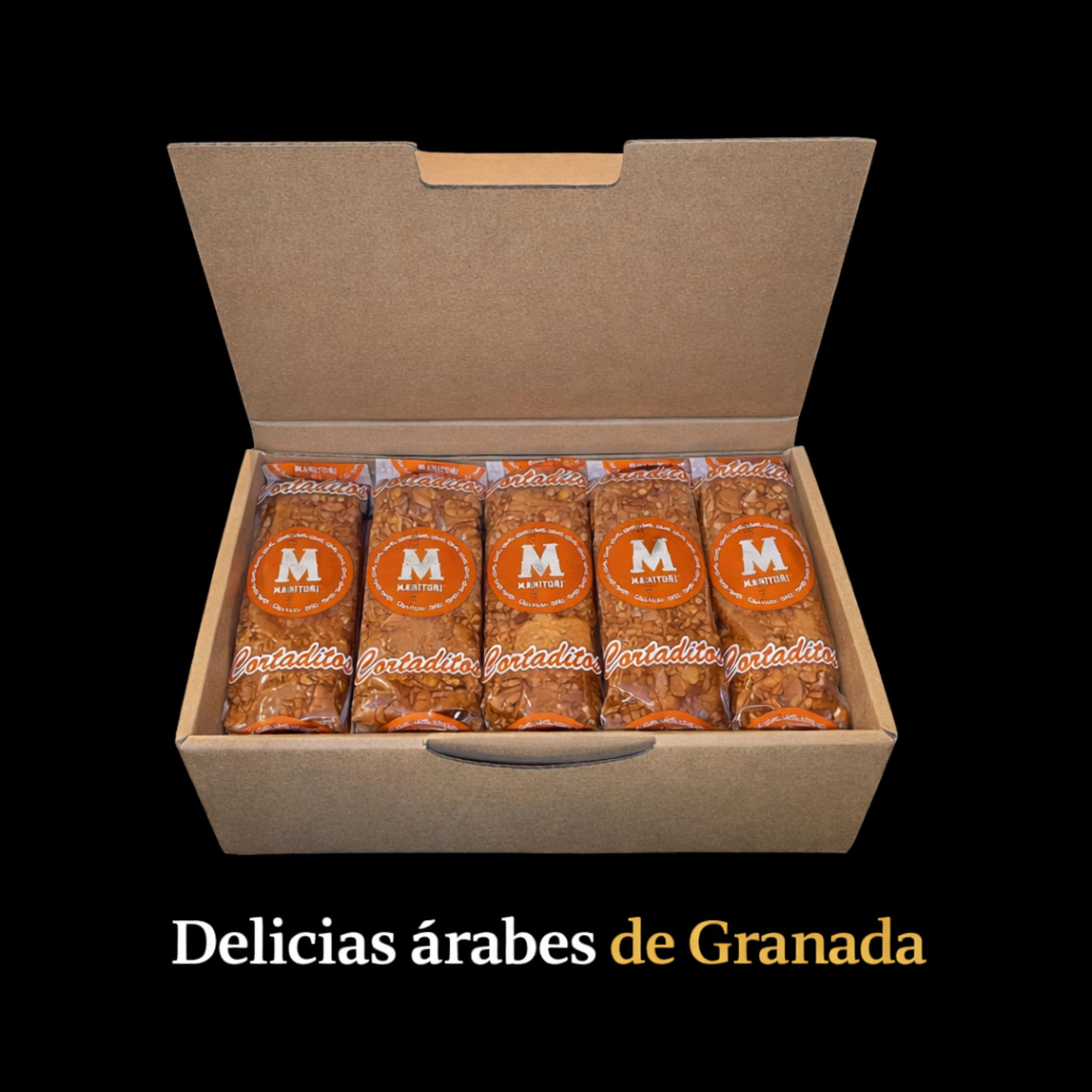 Dulces Árabes Pastas Artesanas · Maritoñi Receta de Granada · Caja Surtida 12 Uds · Regalo y Sobremesa