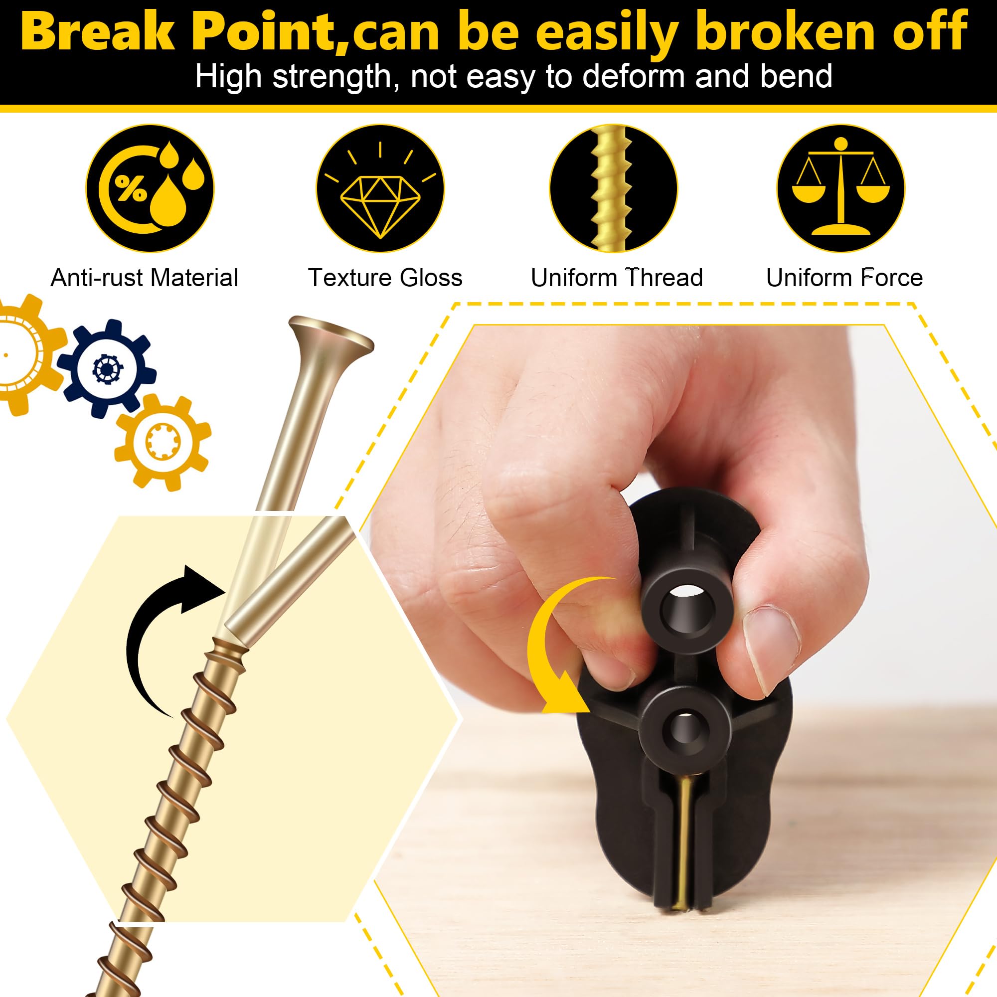 Dreyoo Floor Repair Kit - Stop Squeaks! -2 Dreyoo Floor Repair Kit - Stop Squeaks! -2