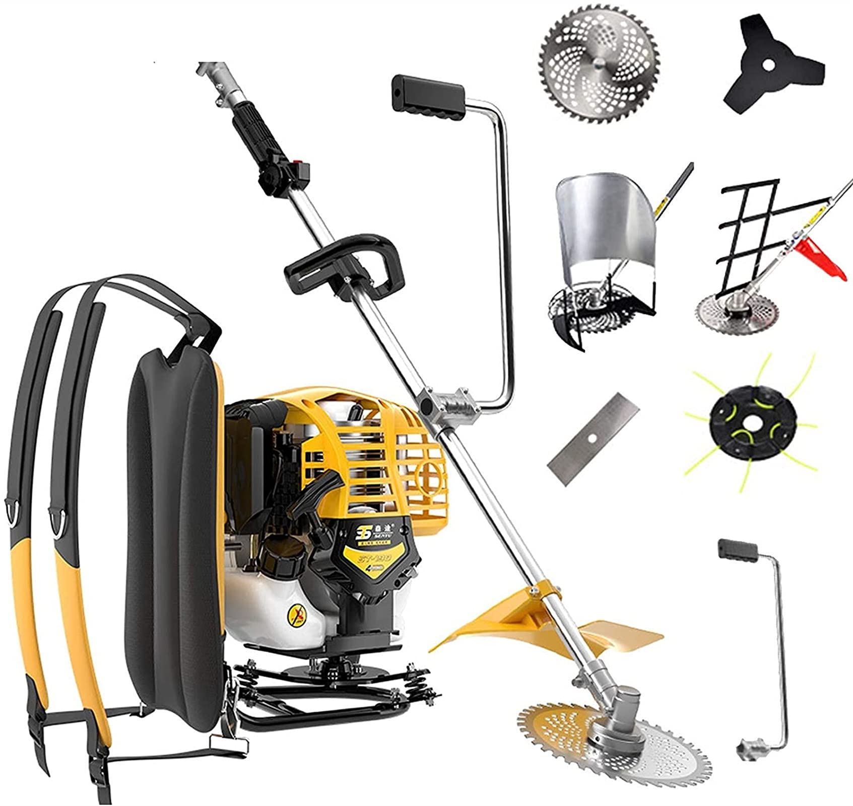 Buy FourStroke Knapsack Stringless Weed Eater Powered Weed Cordless