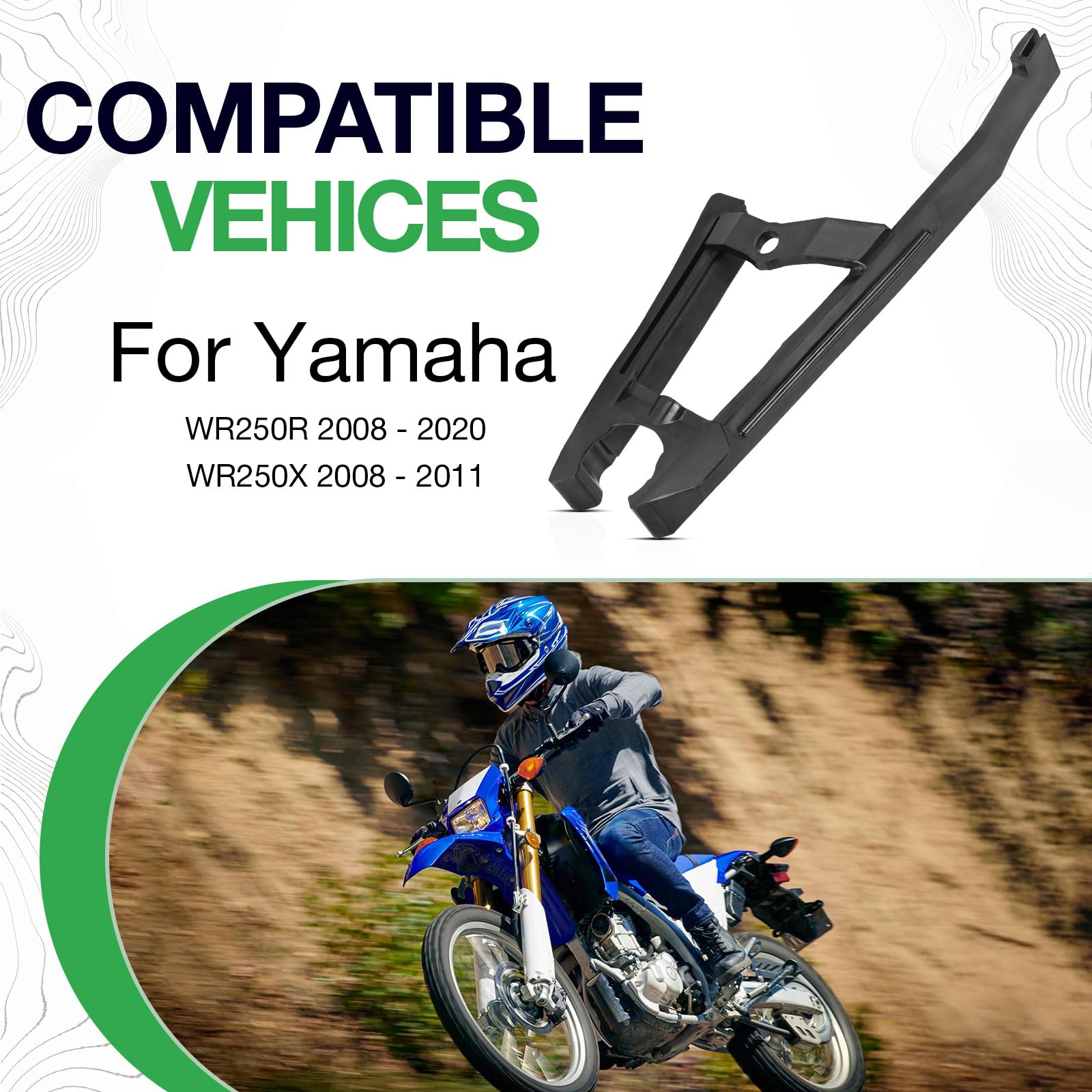 Amazon | ヤマハWR250R 2008-2020 WR250X 2008-2011 3D7-22151-00-00用