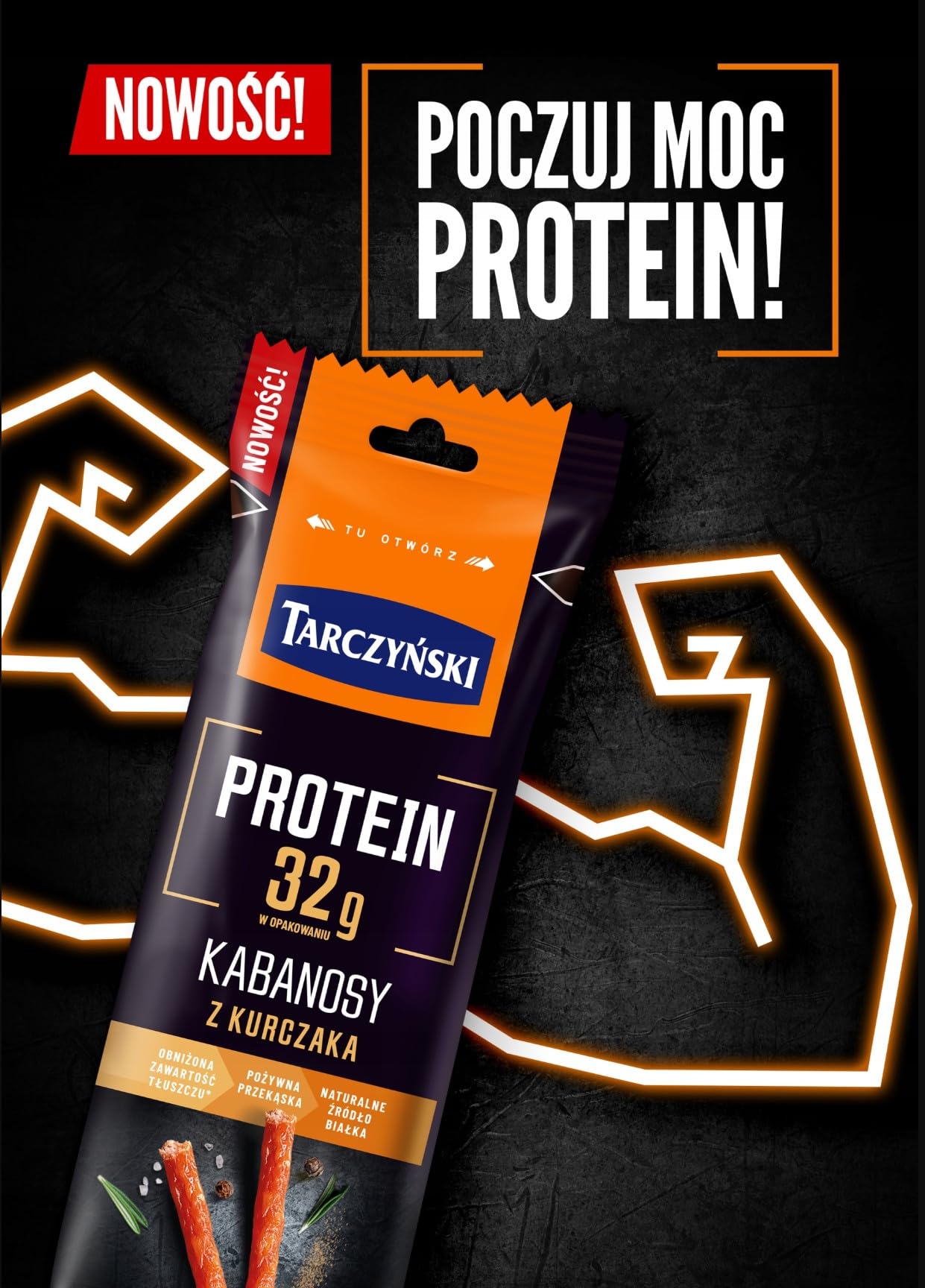 Tarczynski Kabanossi 18x 105g - Cabanossi Schweinefleisch - Kabanos Wurst