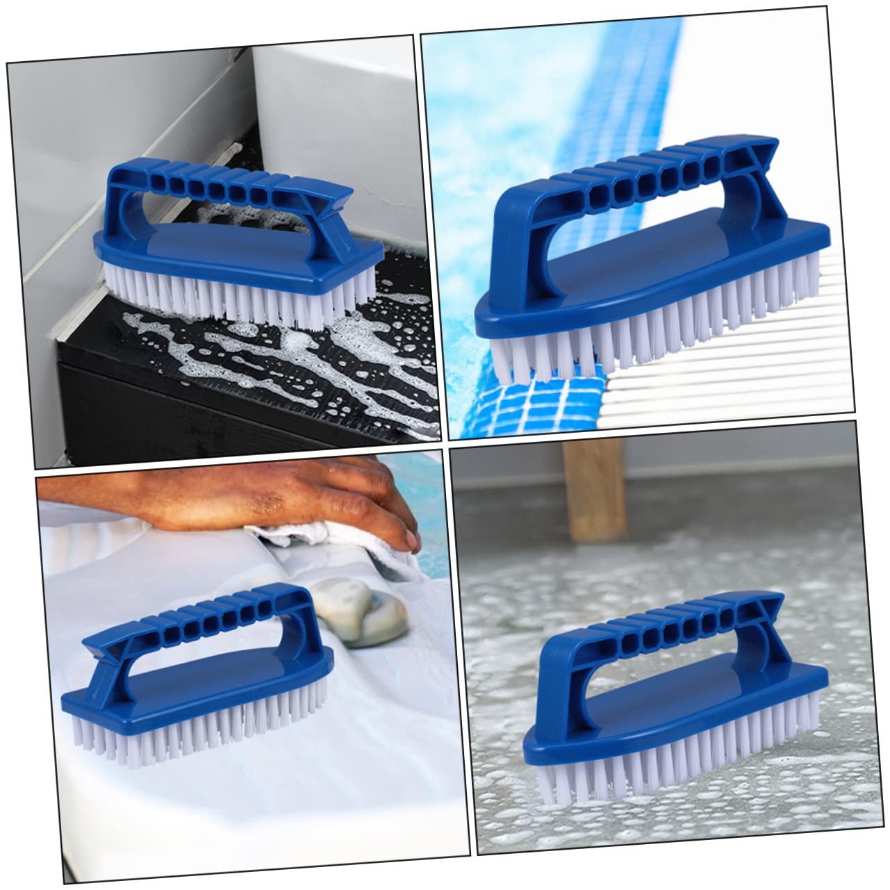 Kisangel Lot De 3 Brosses De Nettoyage Électriques pour Piscines Creusées Brosses Rondes À Prise Confortable 2 Pièces X 3