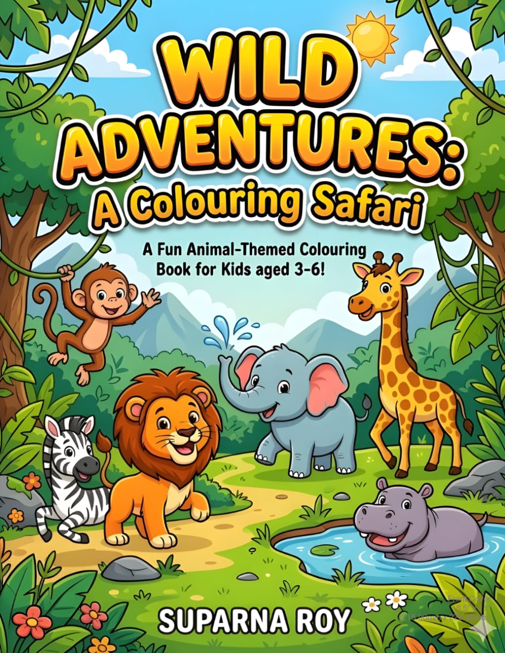 Wild Adventures: A Colouring Safari