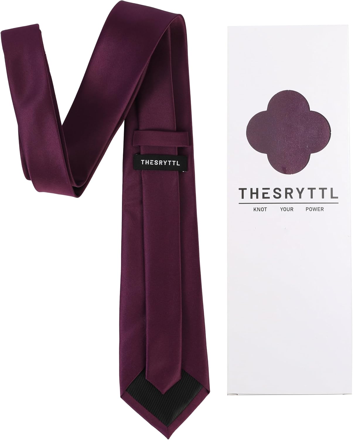 Men's Solid Neckties for Formal Business and Wedding with Gift Box - Image 3