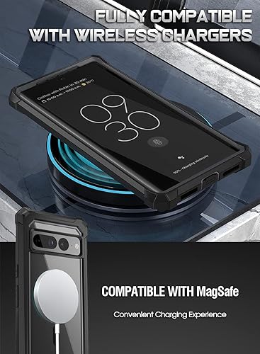 Miniatura 4 de Poetic Guardian MagPro - Funda para Google Pixel 7 Pro, compatible con MagSafe, probada en caídas de grado militar de 20 pies, protector de pantalla