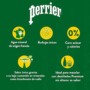 Source Perrier Carbonated Mineral Water Pack 4 x 330ml