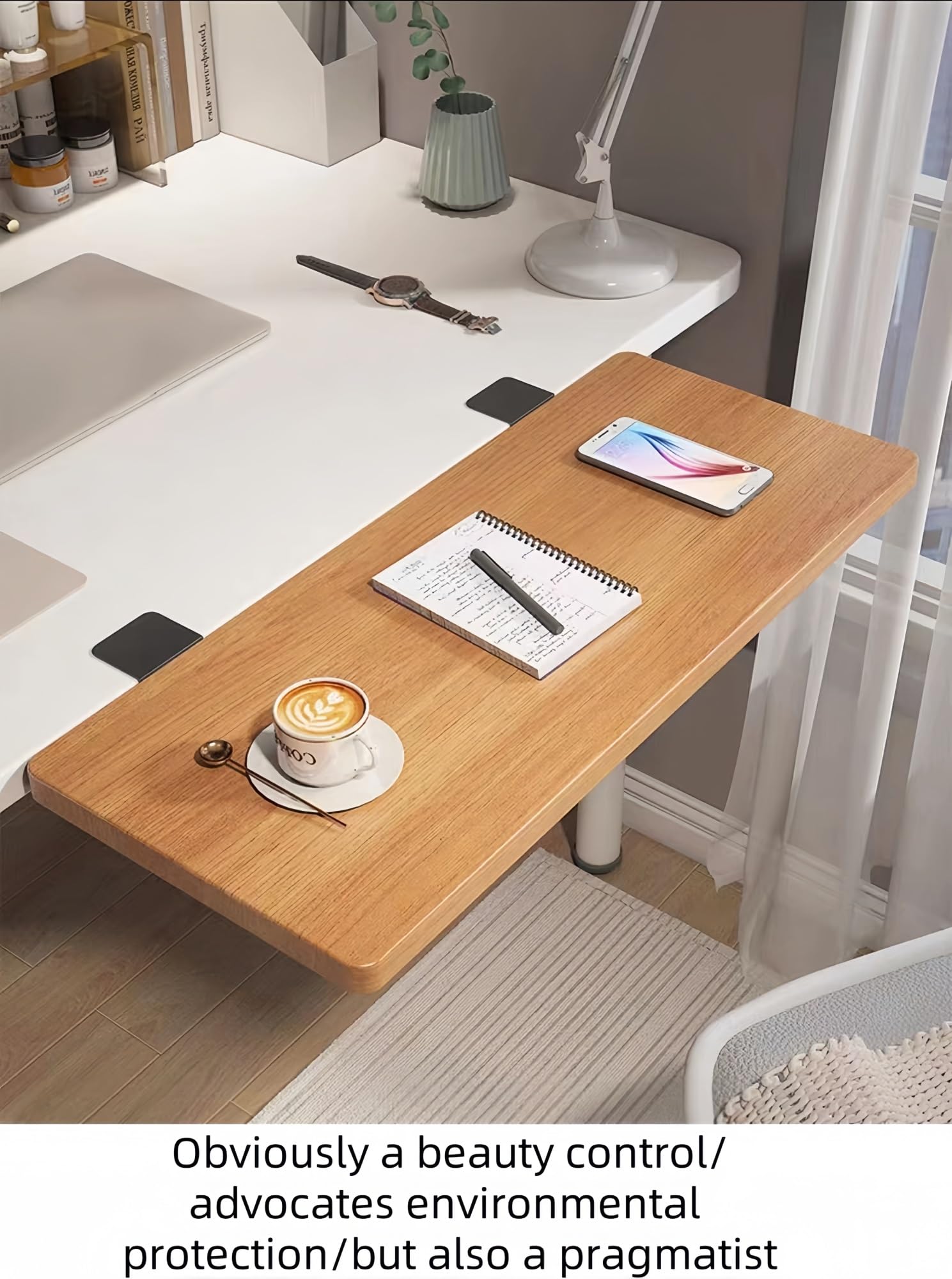 Bandeja extensible ergonómica de escritorio de 120 x 20 cm, plataforma de teclado para escritorio de computadora, fácil de instalar, tablero de extensión de escritorio de oficina, altura ajustable