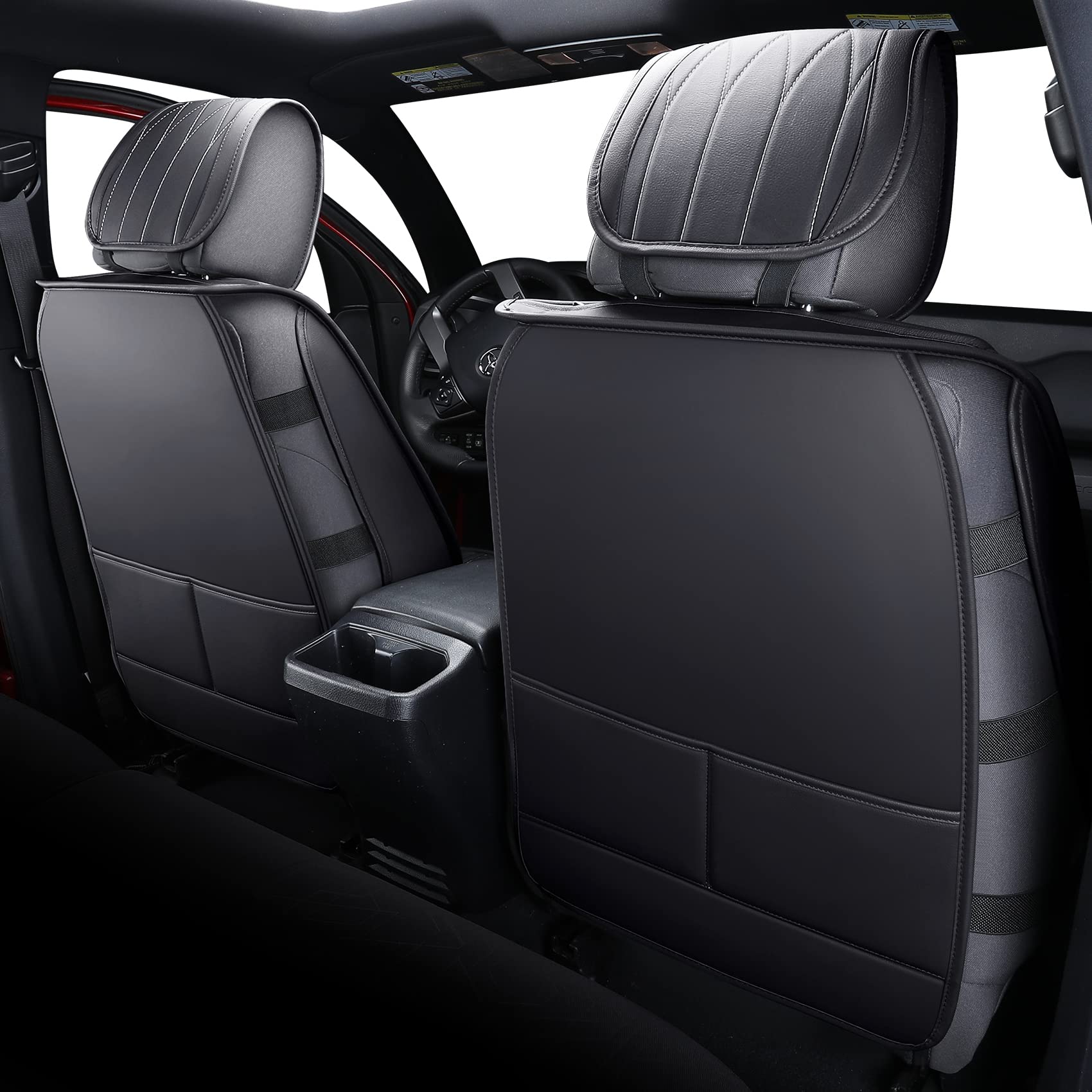Vankerful Car Seat Covers Front Pair,Universal Fit For Most Cars,SUV,Sedans And Pick-up Trucks
