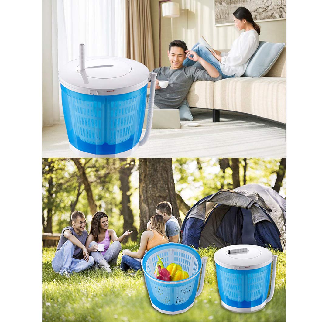 Przenośna pralka Eco pralka i suszarka wirowa, pralka/suszarka nablatowa na kemping, apartamenty lub pokój w akademiku Double the comfort