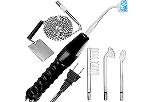 Violet Wand Vibrator Kit with Body Pad Conductor