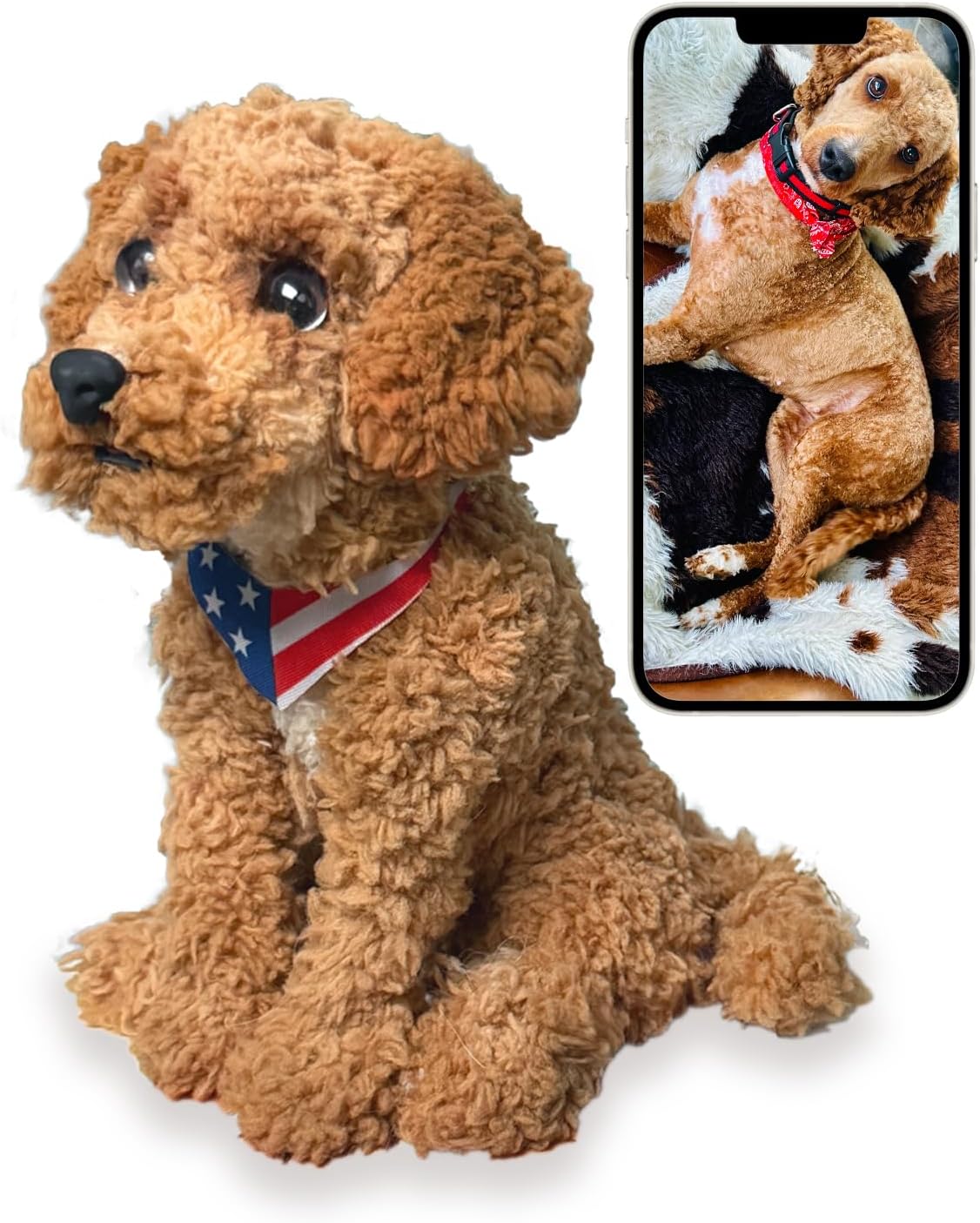 Custom Pet Plush Figurine with Chenille Stems – Handmade Personalized Pet Figurine from Your Pet's Photo – Unique Gift for Pet Lovers – Animal Figurine Keepsake, Made to Order