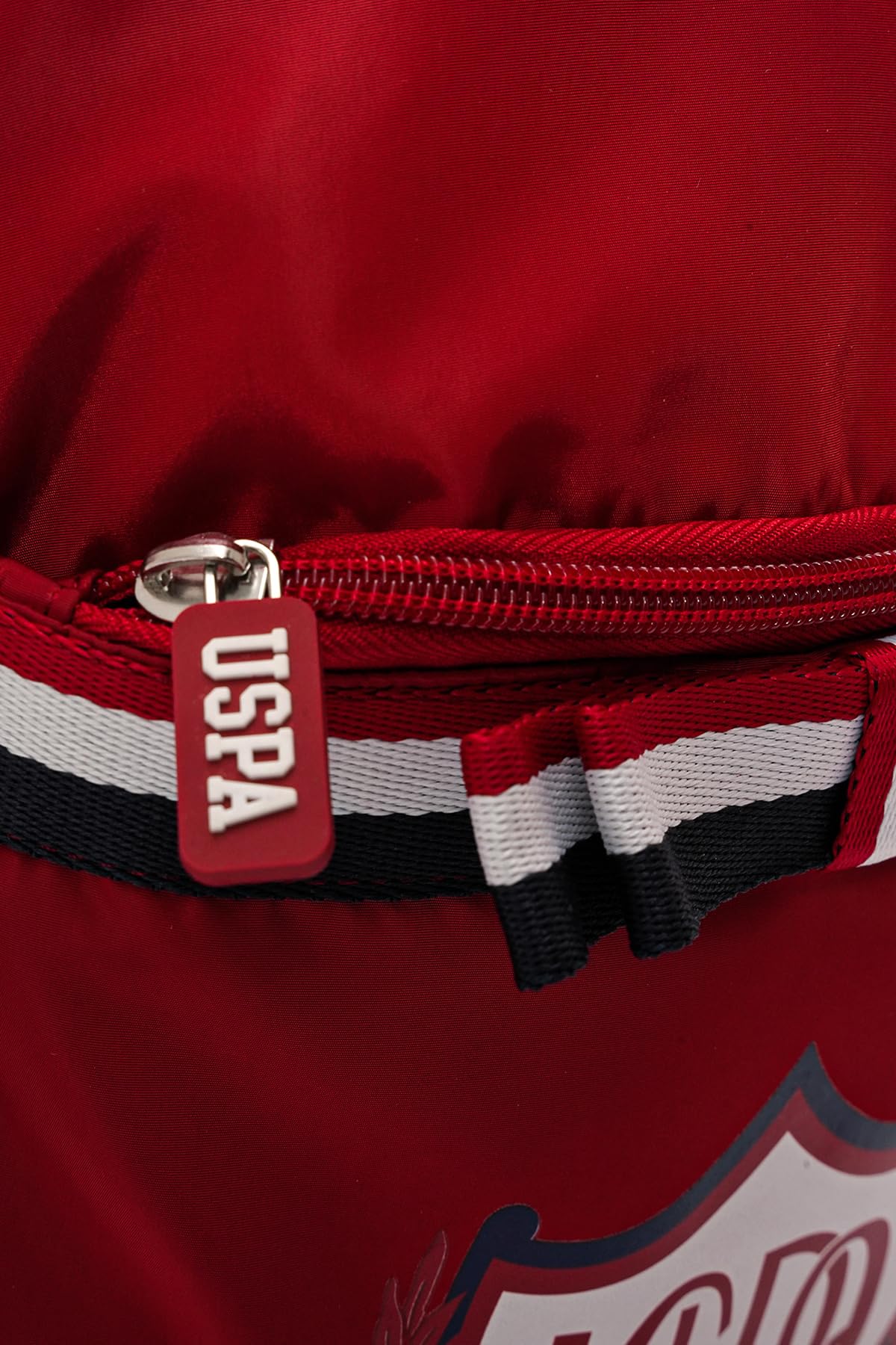 U.S. POLO ASSN. U.S. Polo. Assn. Unisex Okul Çanta Seti Plset242848586,Kırmızı Tek Ebat